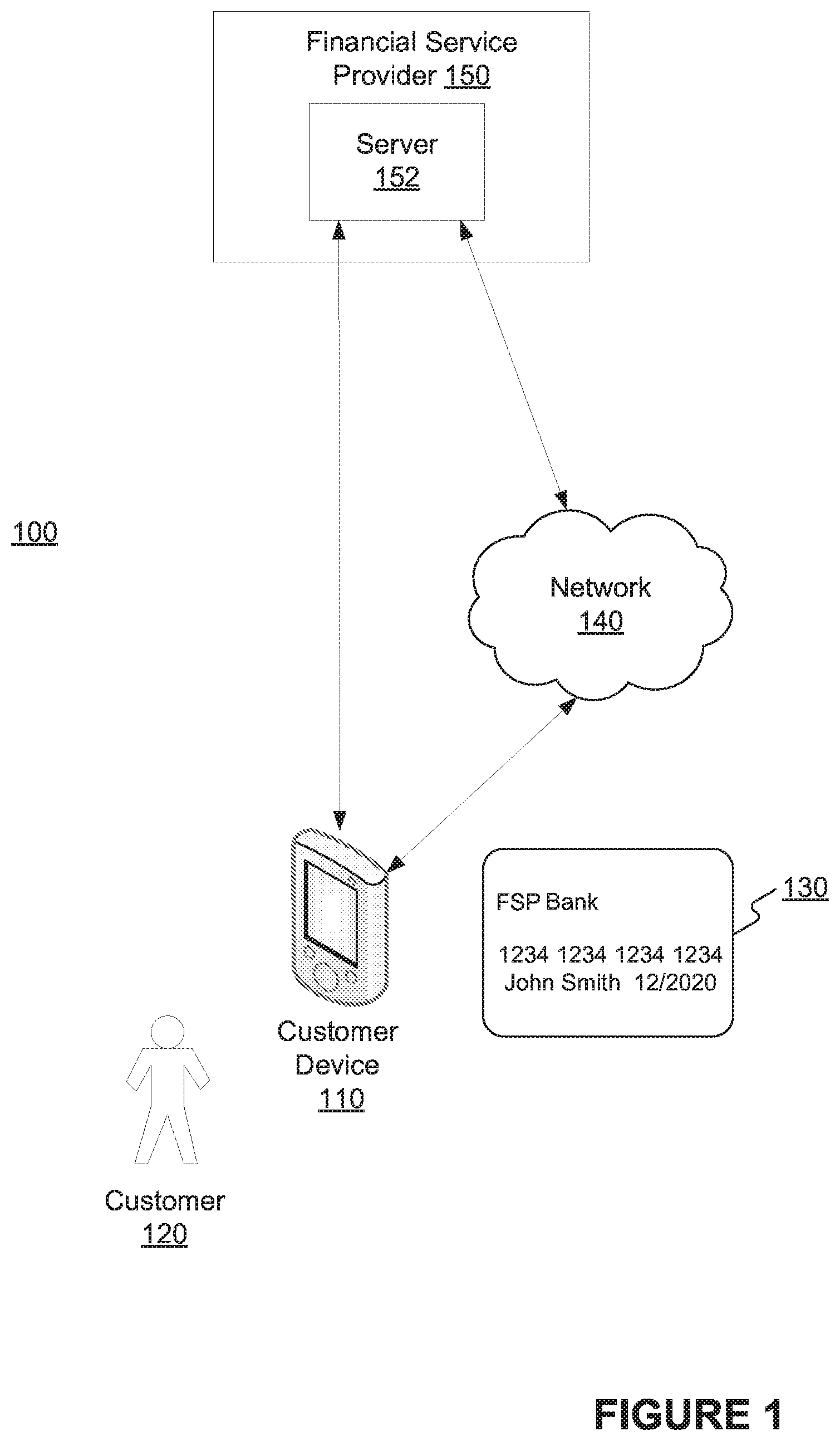 Patent US12345346 Figure 1 – Augmented reality card activation