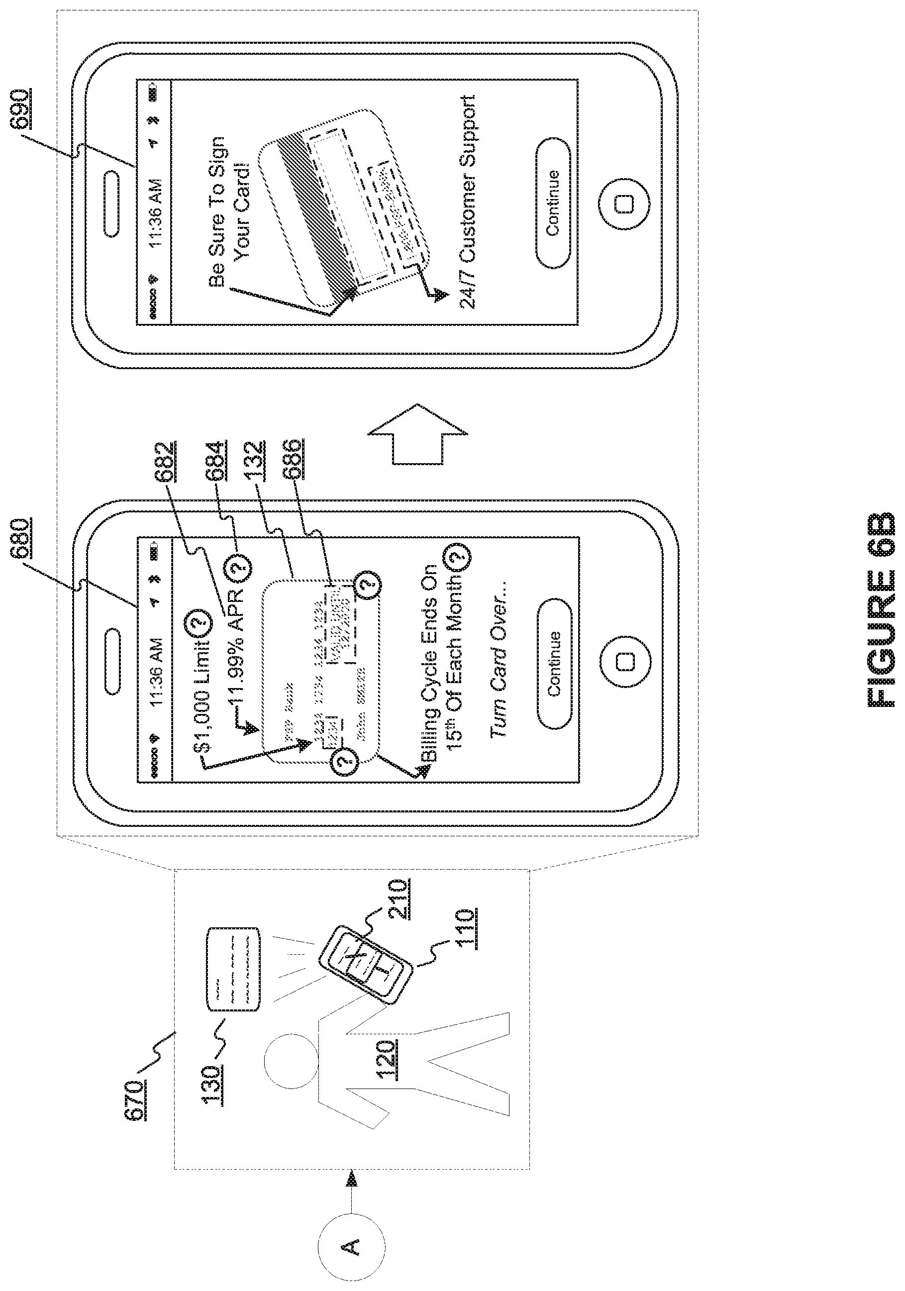 Patent US12345346 Figure 7 – Augmented reality card activation