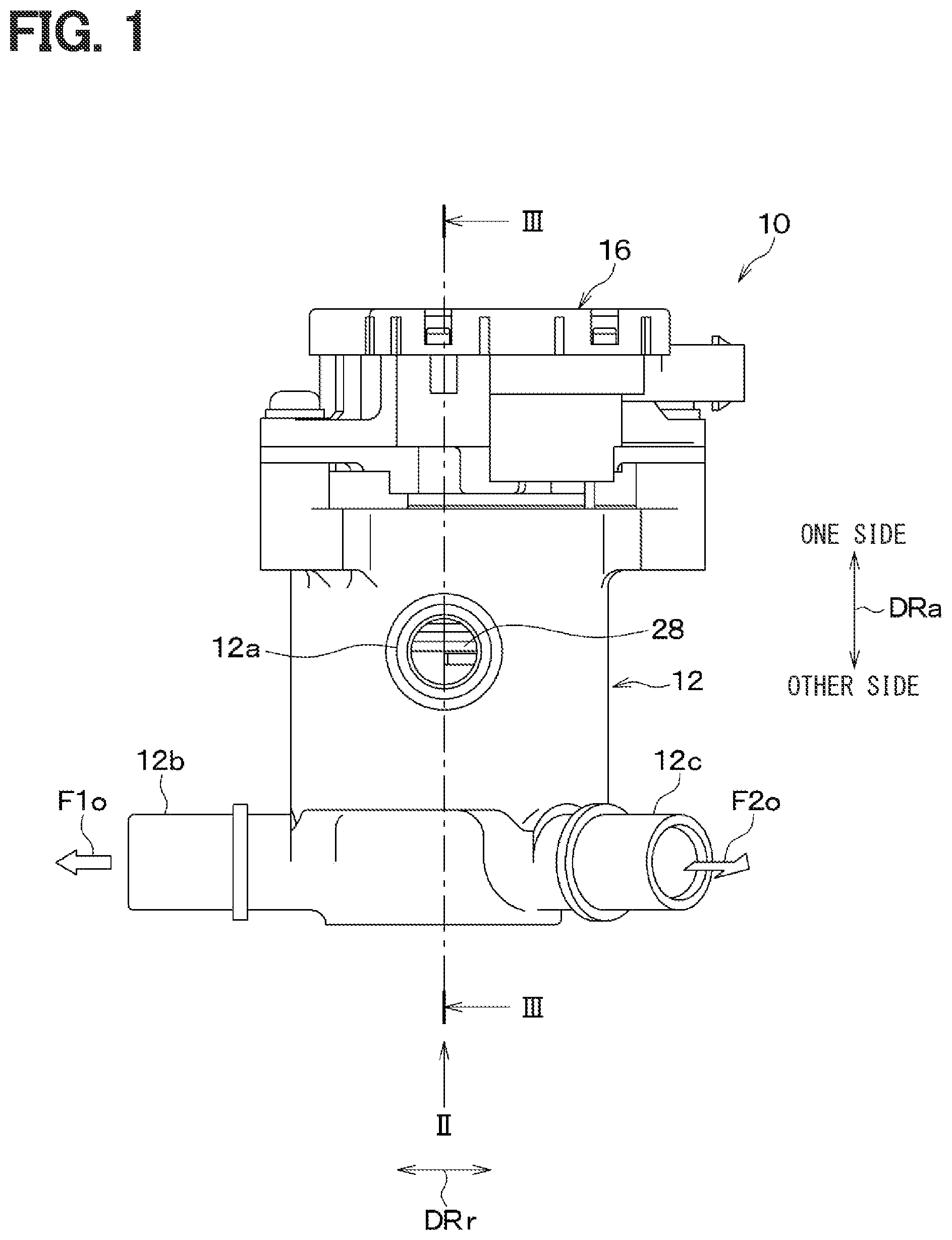 Patent US12345348 Figure 1 – Valve device