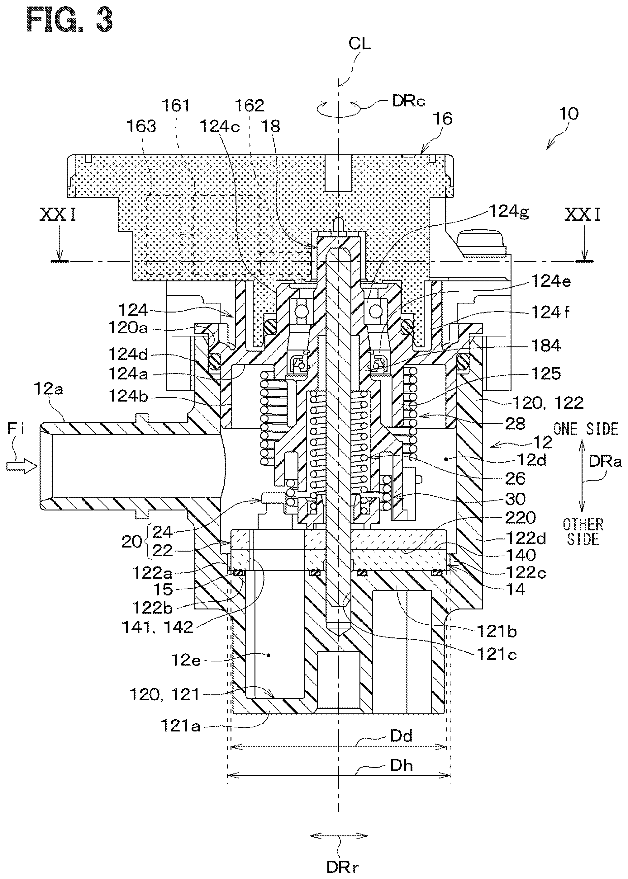 Patent US12345348 Figure 3 – Valve device