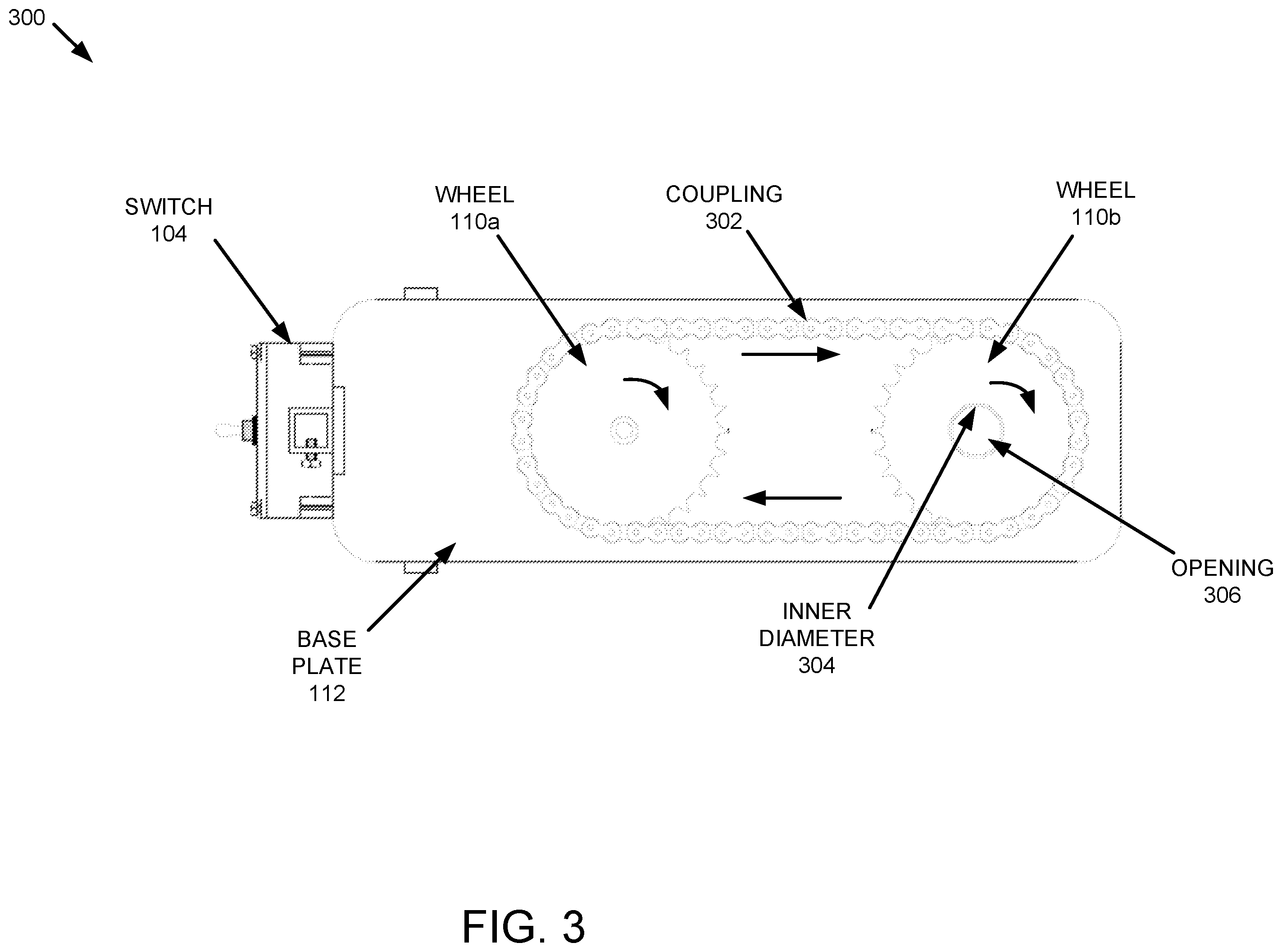 Patent US12345349 Figure 3 – Retrofitted flood irrigation valve actuating apparatus