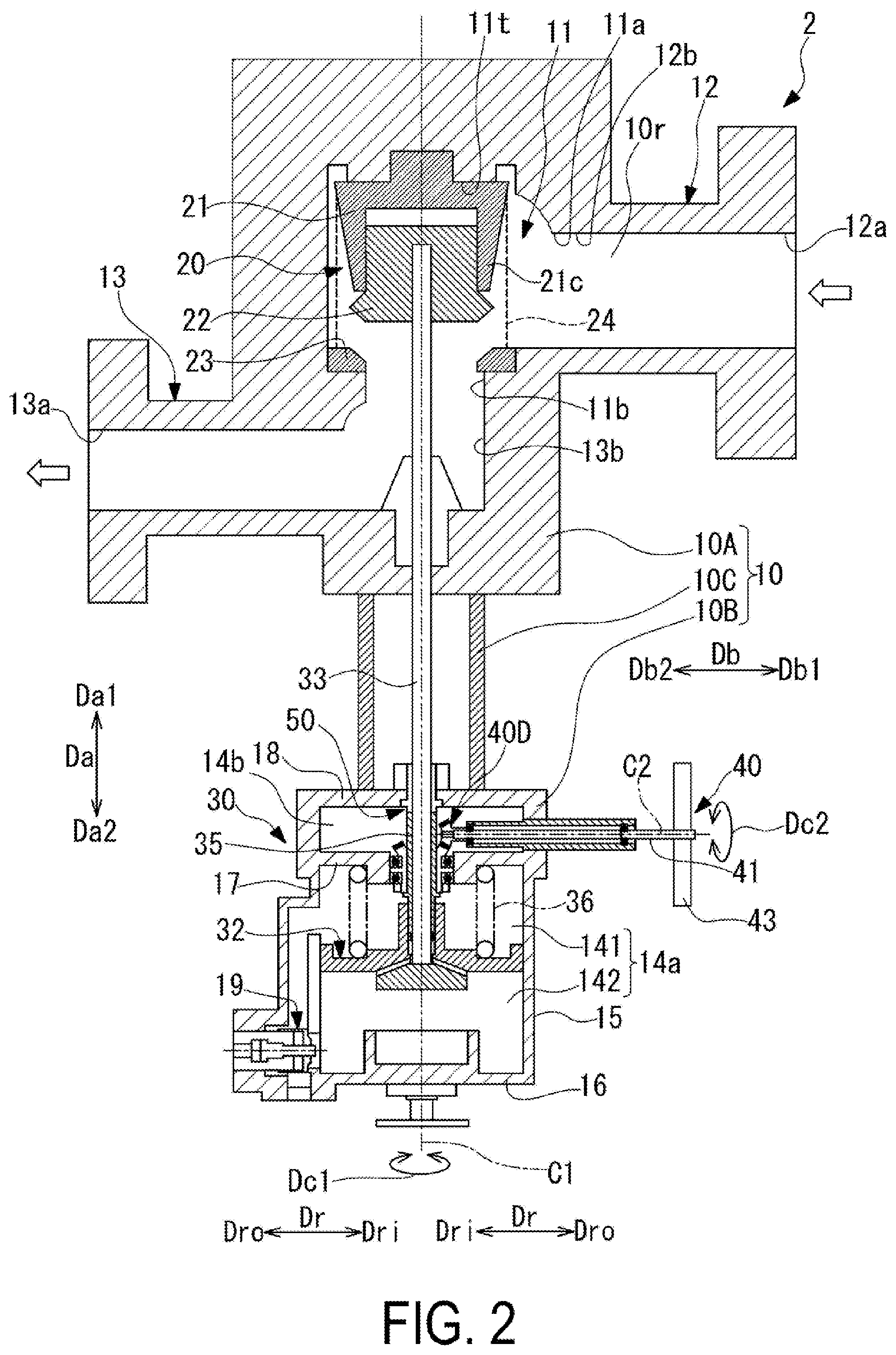 Patent US12345351 Figure 2 – Valve device