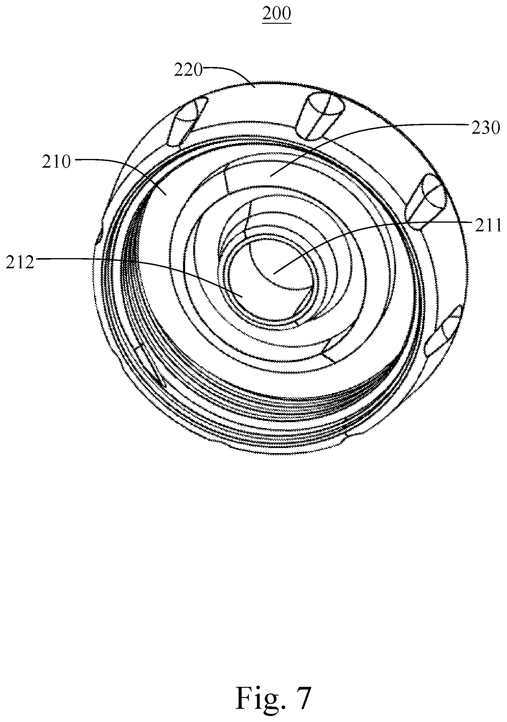 Patent US12345353 Figure 7 – Safety handle for faucet