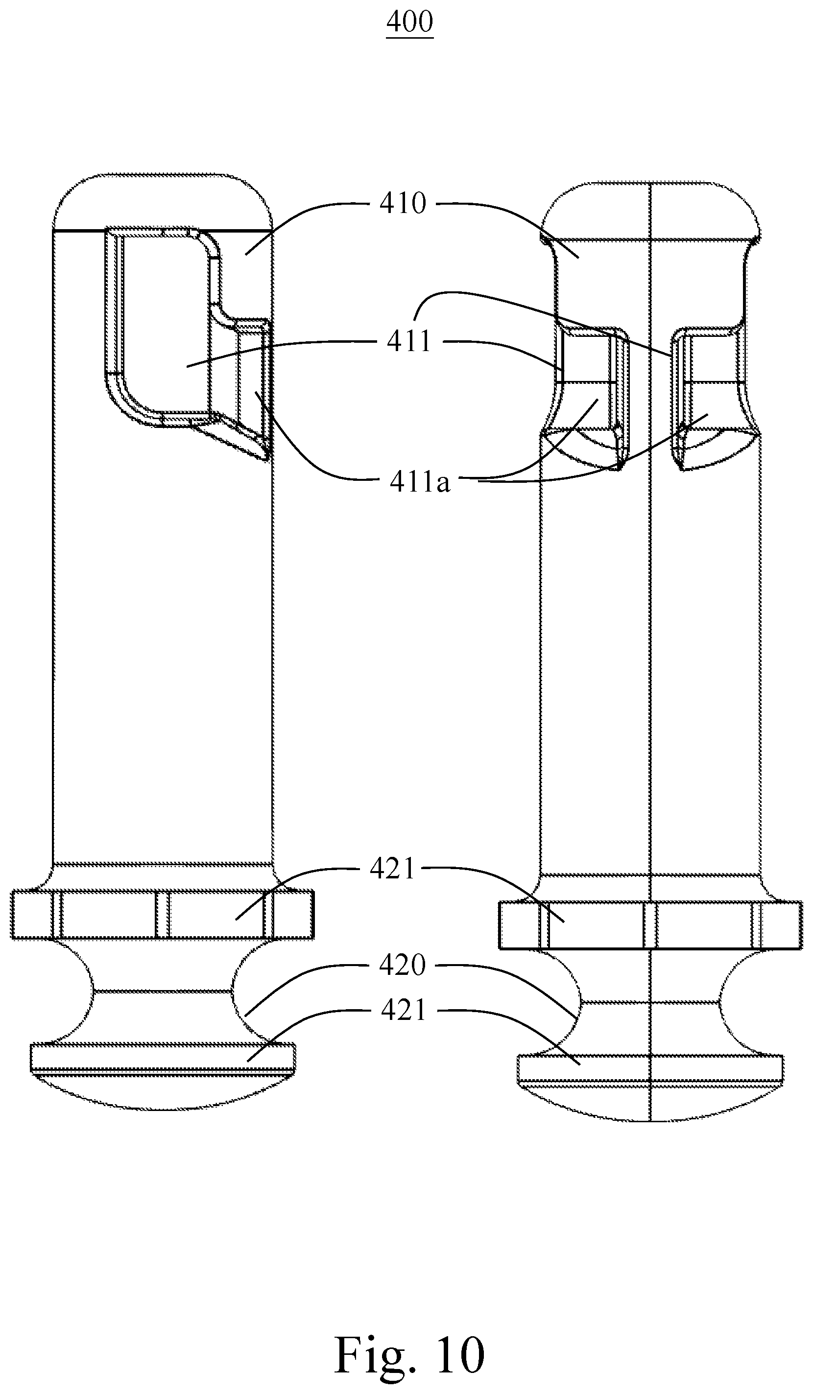 Patent US12345353 Figure 10 – Safety handle for faucet