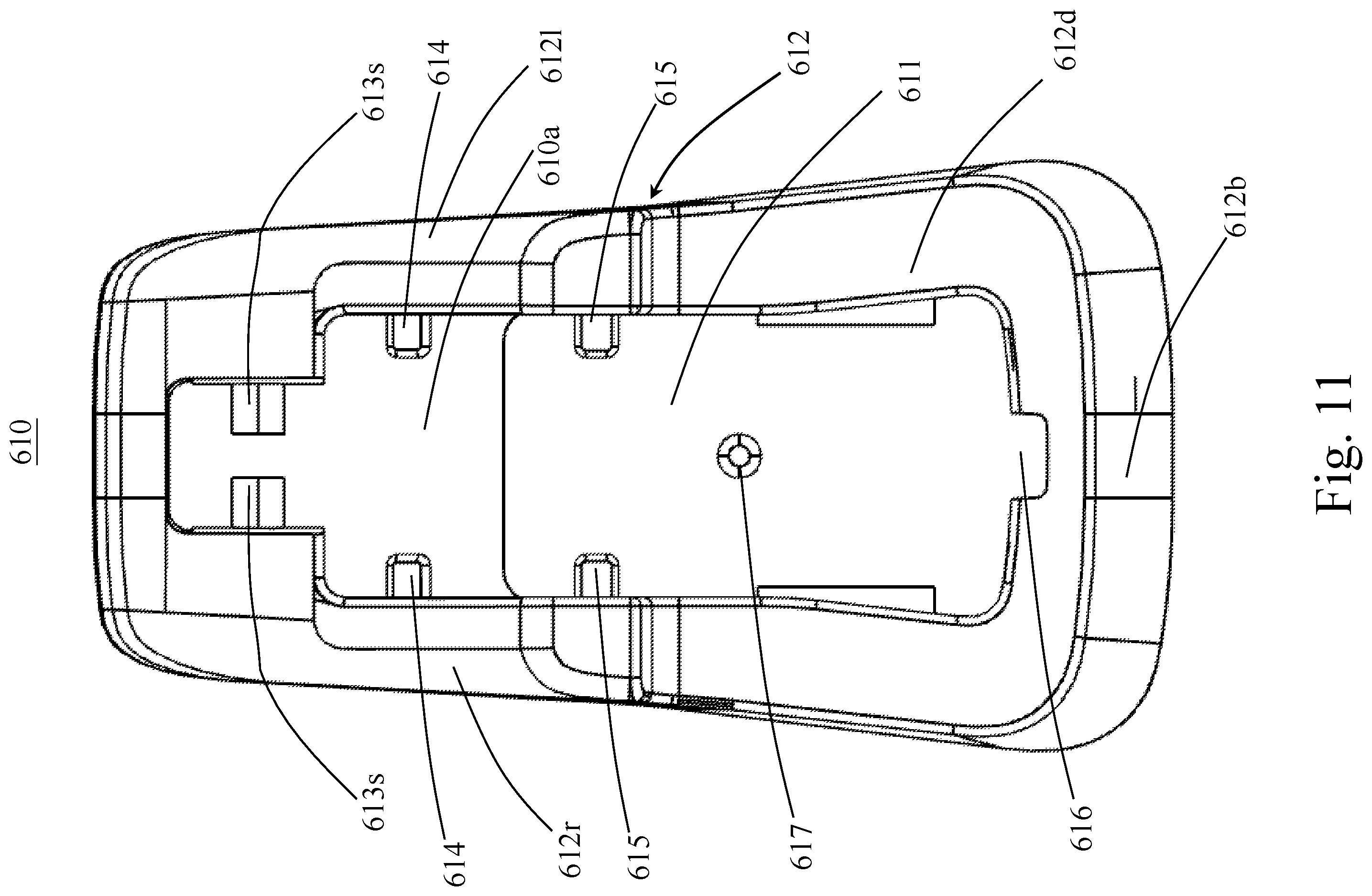 Patent US12345353 Figure 11 – Safety handle for faucet
