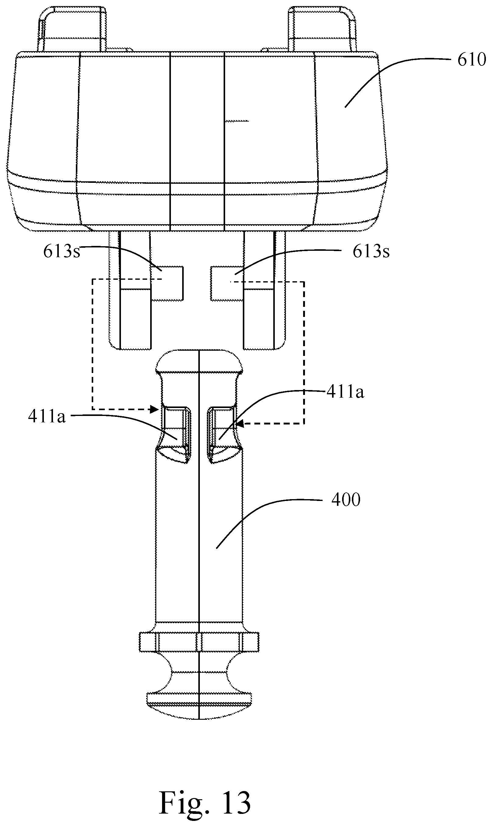 Patent US12345353 Figure 13 – Safety handle for faucet