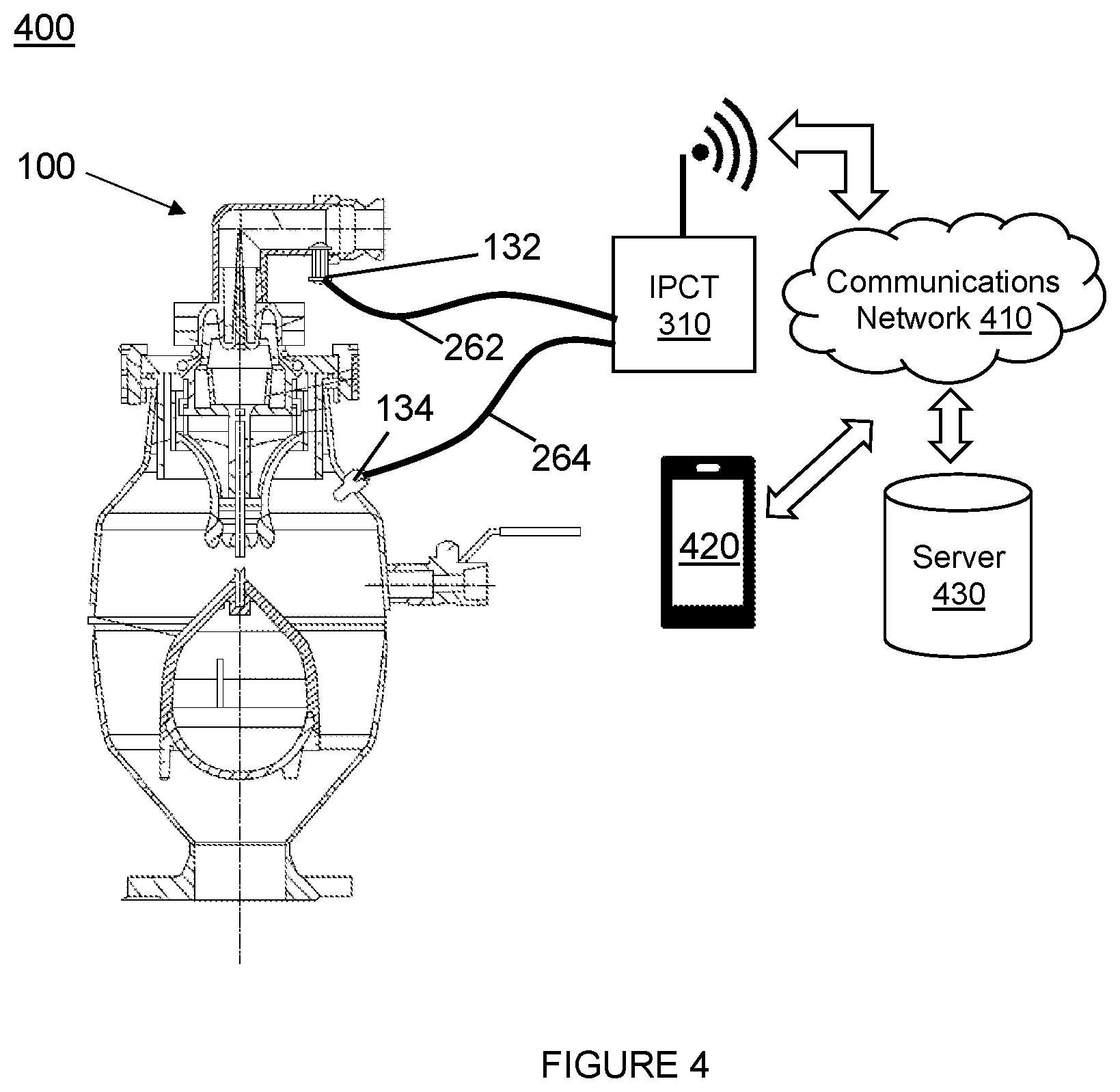 Patent US12345355 Figure 4 – Air release valve monitoring systems and methods