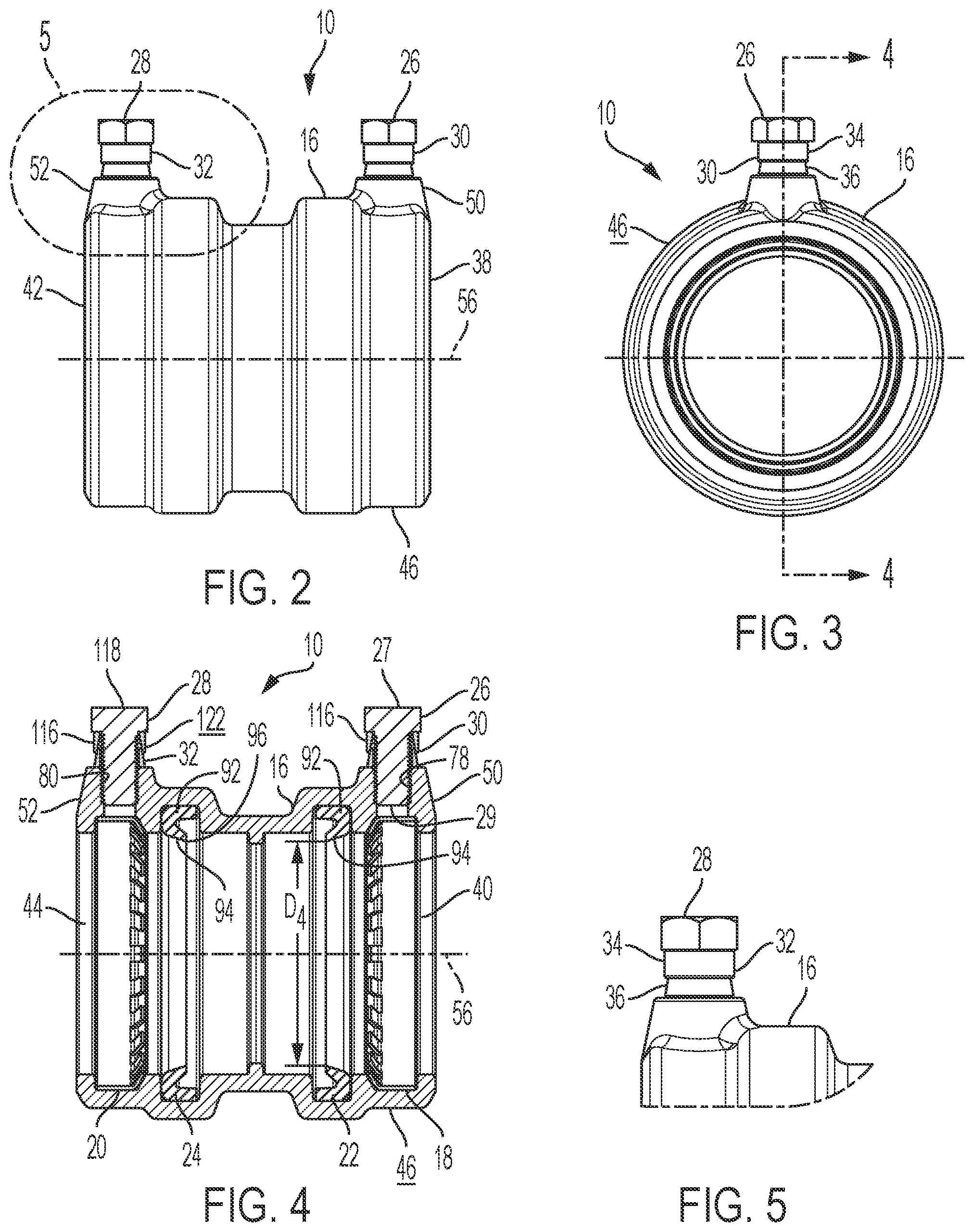 Patent US12345357 Figure 2 – Fitting with positive installation indicator assembly