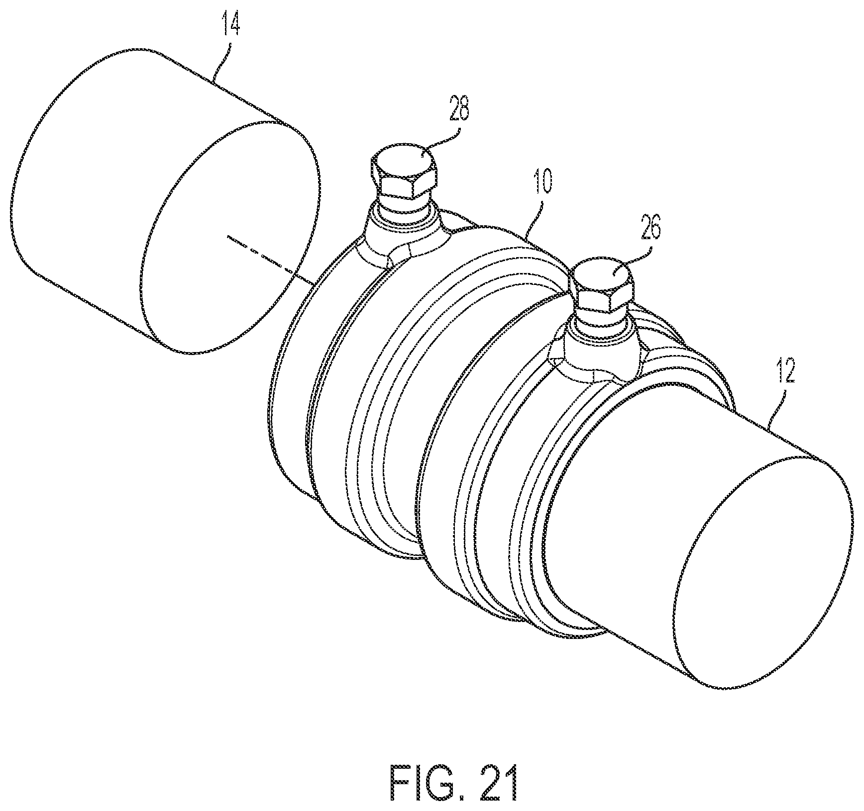 Patent US12345357 Figure 7 – Fitting with positive installation indicator assembly