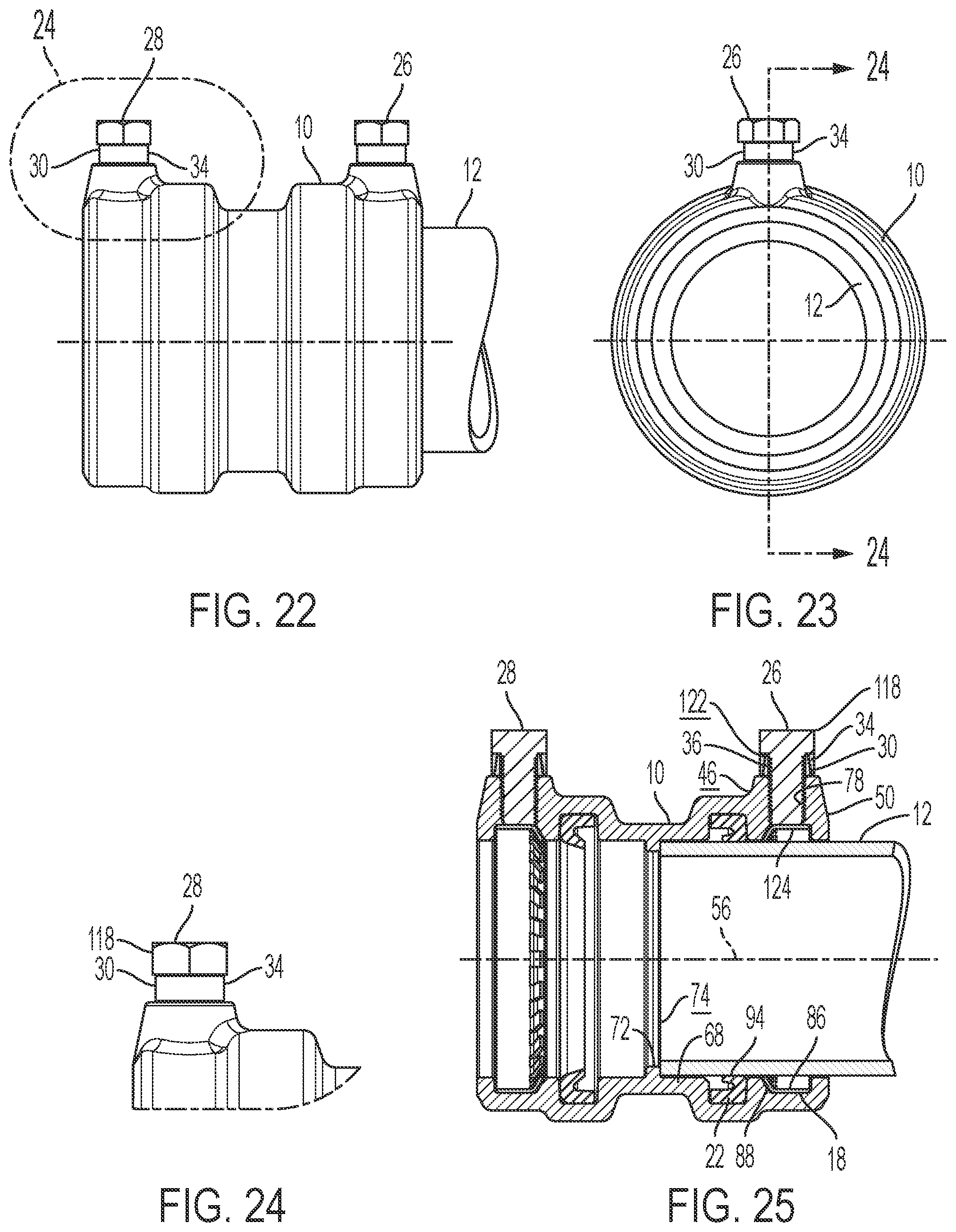 Patent US12345357 Figure 8 – Fitting with positive installation indicator assembly
