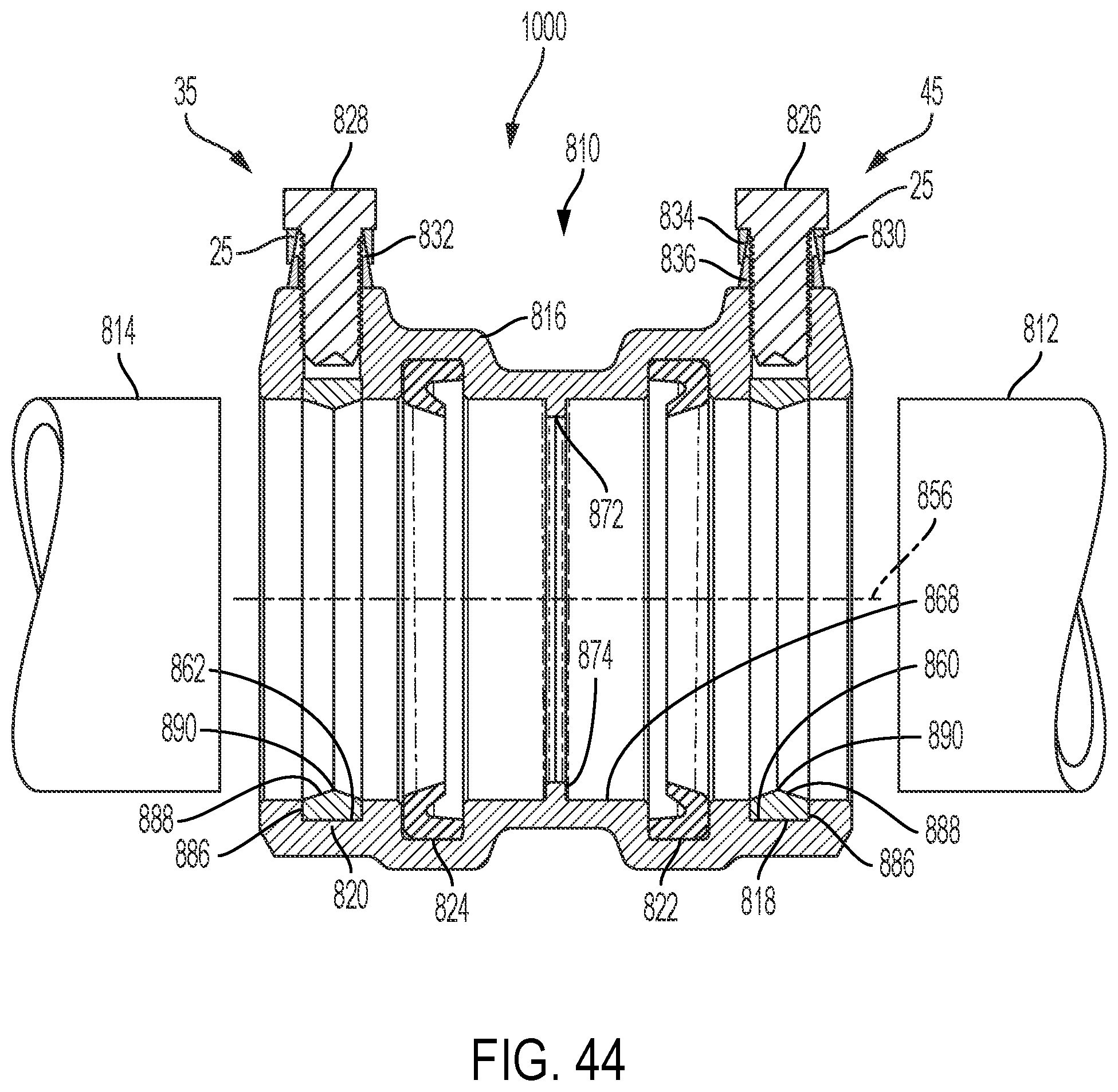Patent US12345357 Figure 16 – Fitting with positive installation indicator assembly