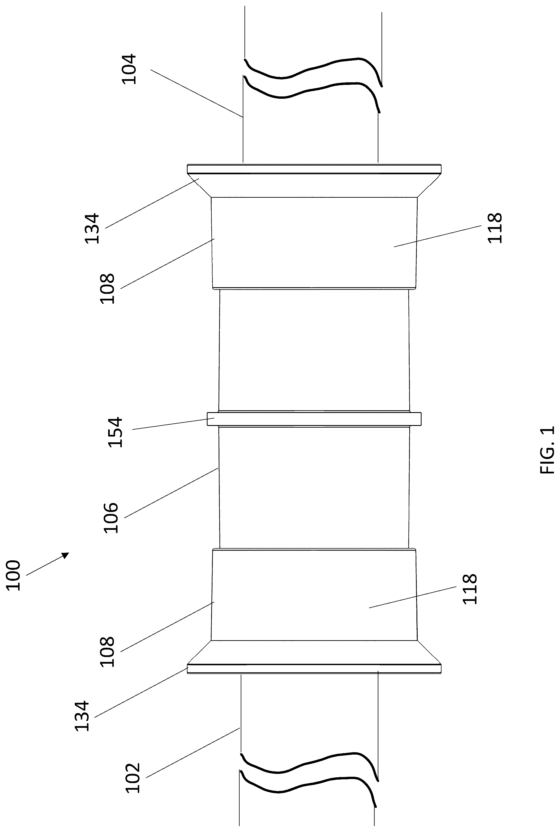 Patent US12345359 Figure 1 – Tube coupling