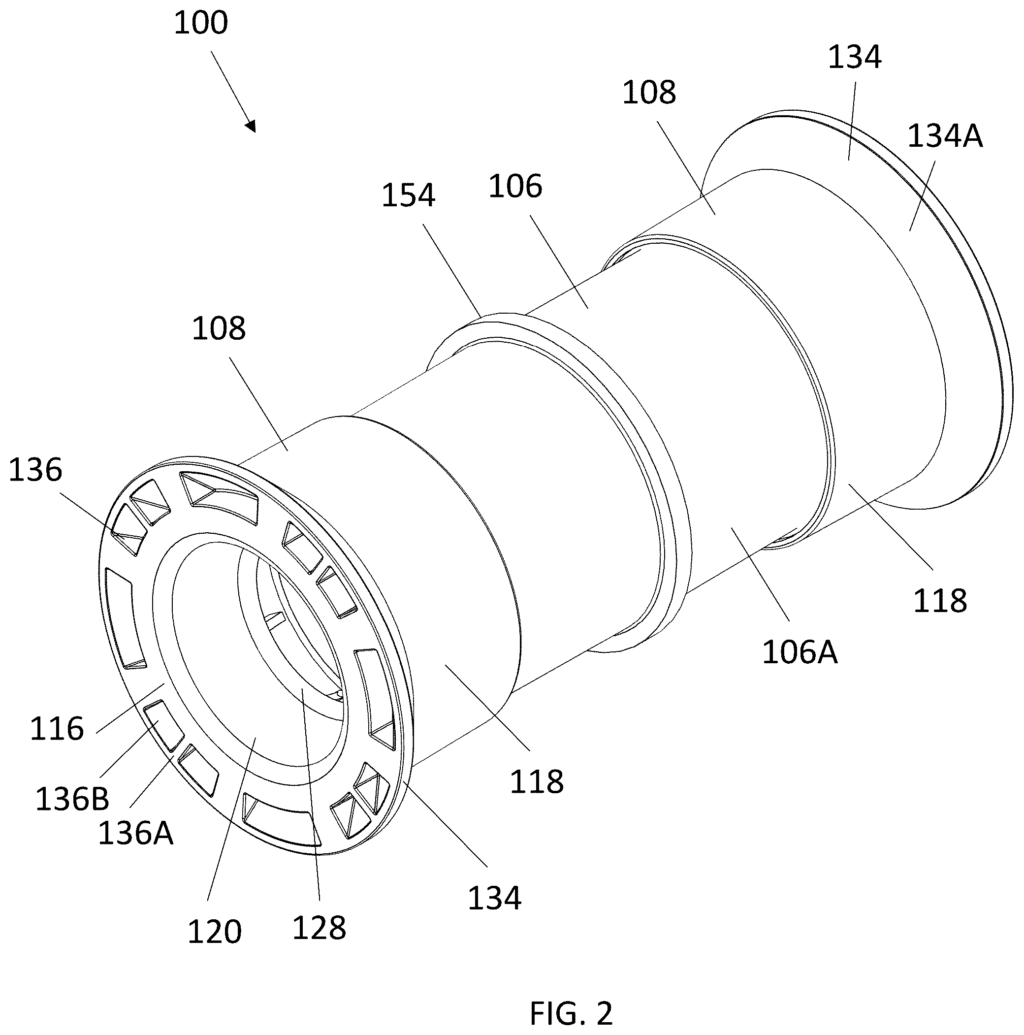 Patent US12345359 Figure 2 – Tube coupling