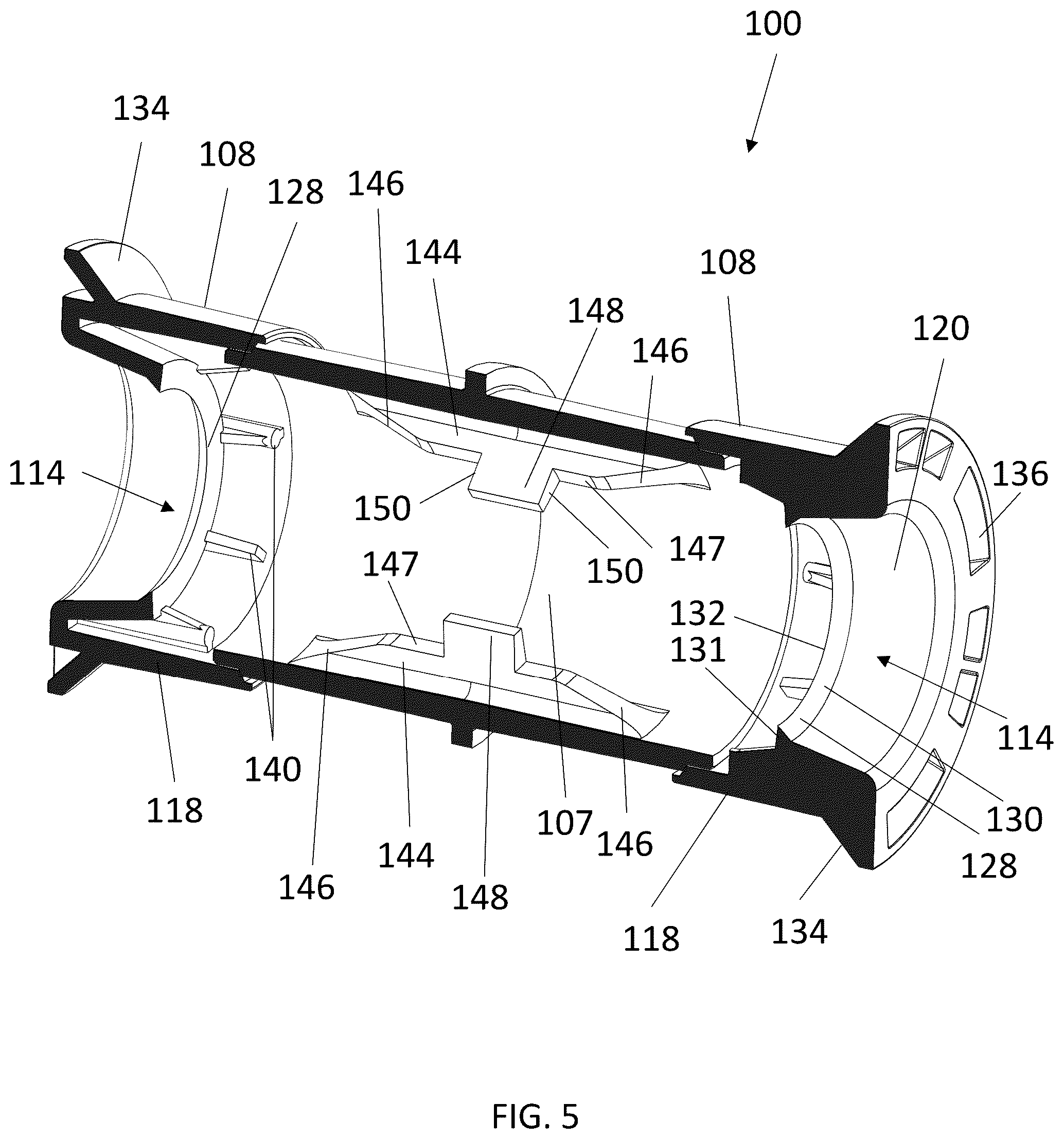 Patent US12345359 Figure 5 – Tube coupling