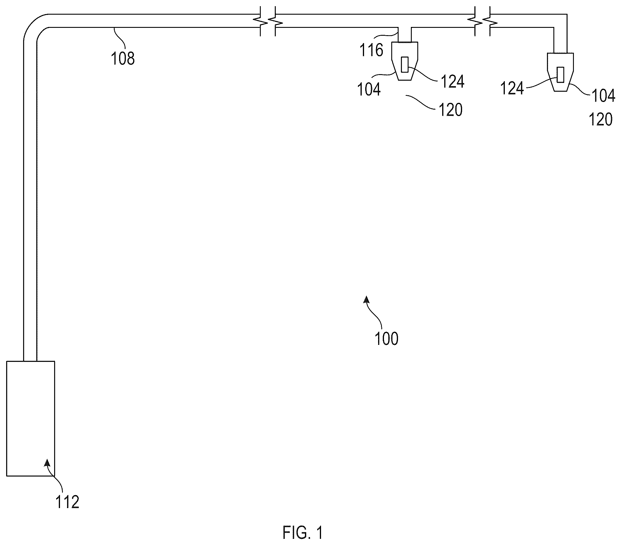Patent US12345360 Figure 1 – Systems and methods for sprinkler systems with flexible hose and rapid seal adapter