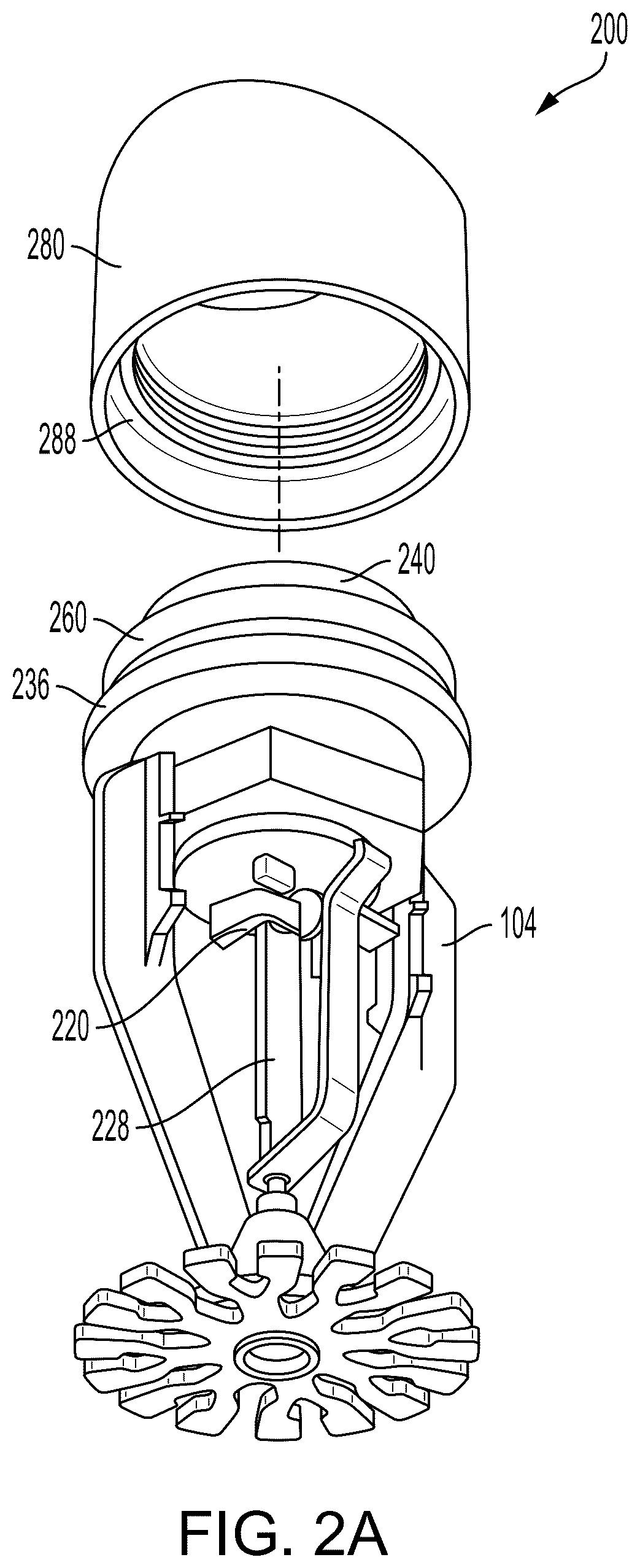Patent US12345360 Figure 2 – Systems and methods for sprinkler systems with flexible hose and rapid seal adapter