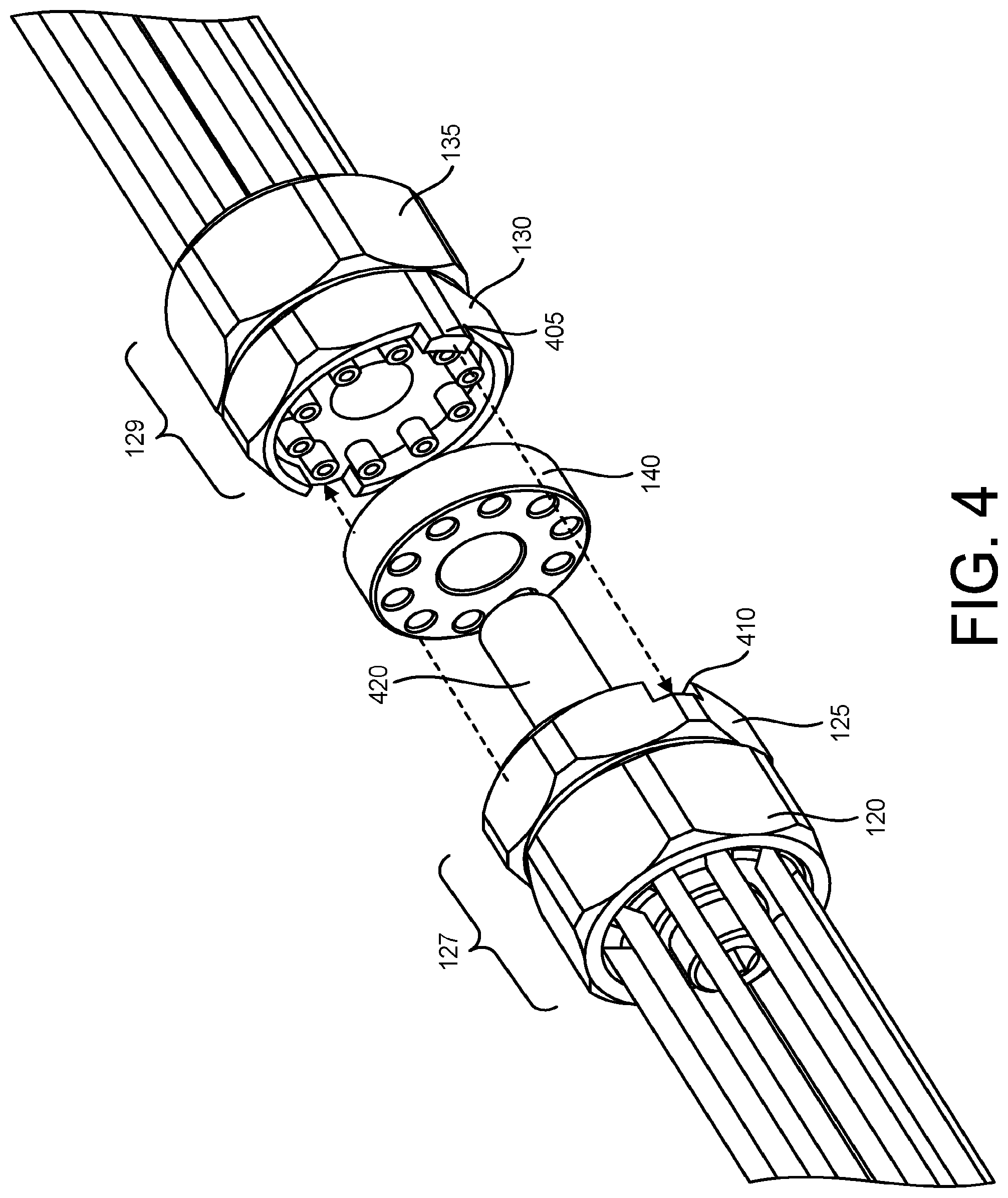 Patent US12345363 Figure 5 – Multiport disconnect couplings