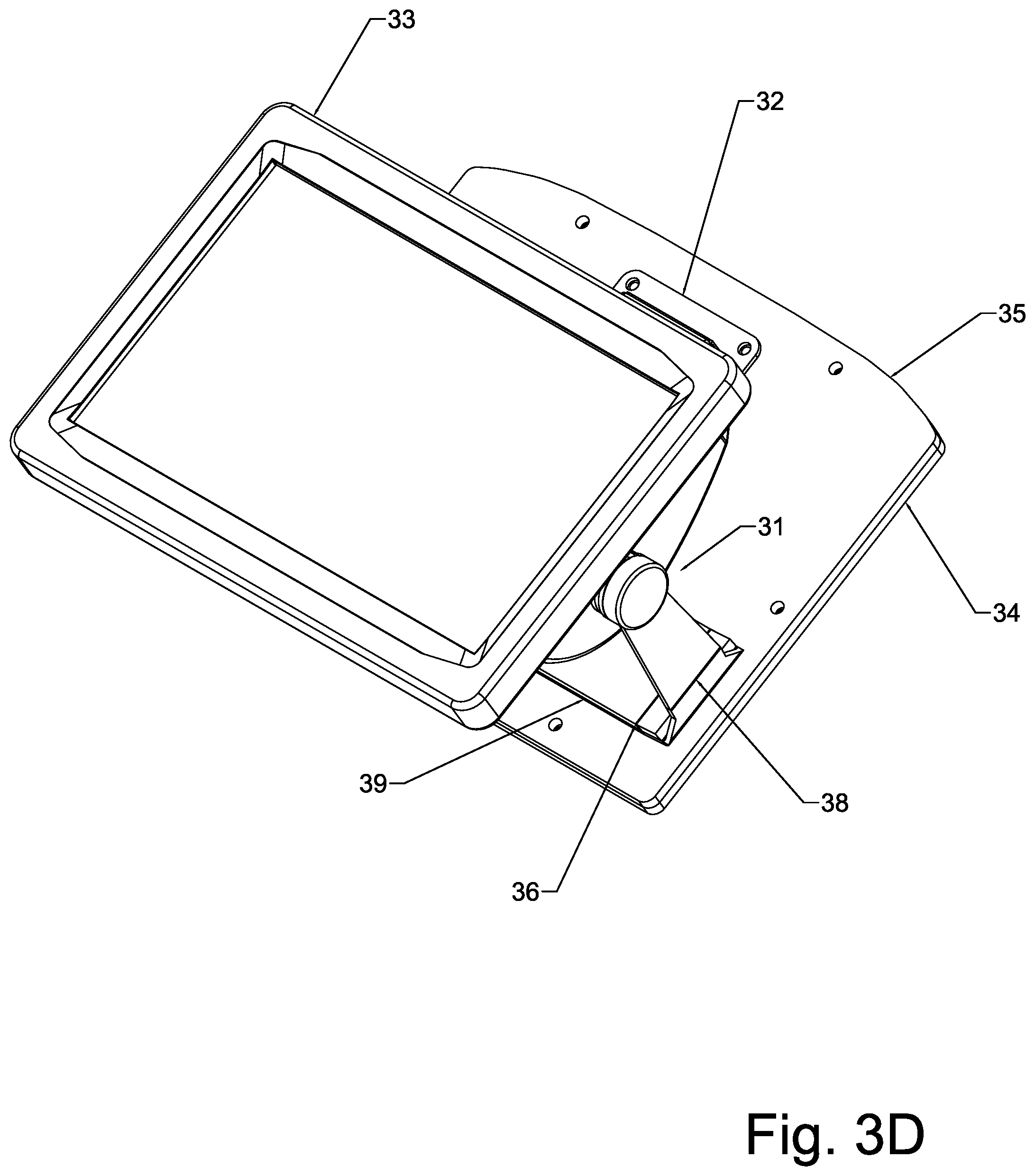Patent US12345369 Figure 13 – Securely fixable vehicular display mounting system