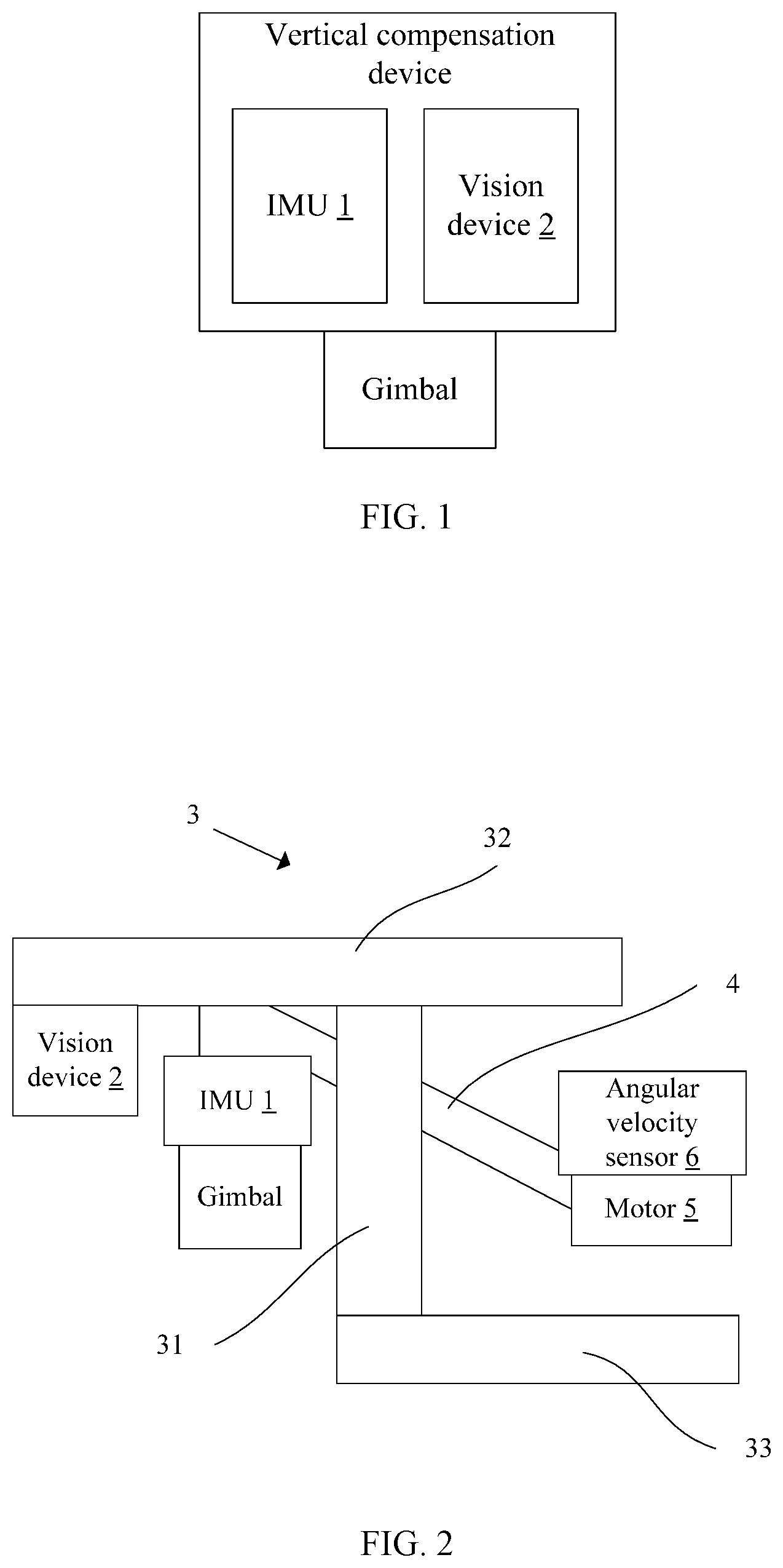 Patent US12345370 Figure 1 – Gimbal pose correction method and device