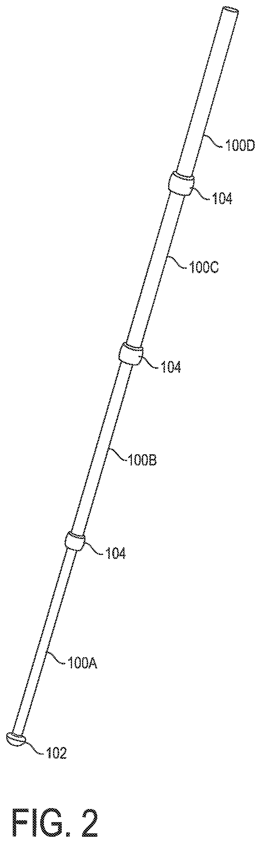 Patent US12345372 Figure 2 – Travel tripod