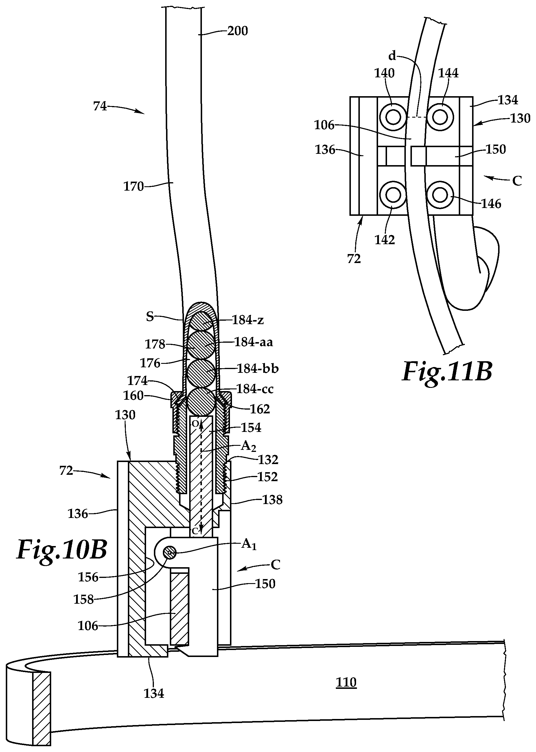 Patent US12345373 Figure 5 – Base station assembly for an operating room table
