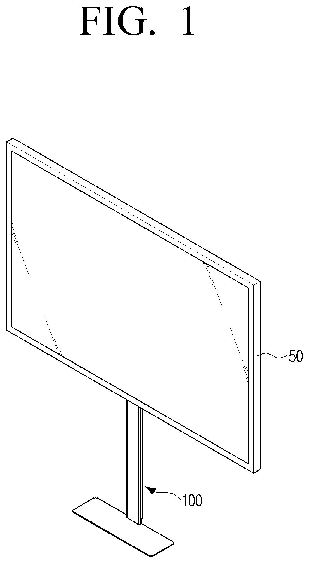 Patent US12345374 Figure 1 – Wall mount for display apparatus and installation method thereof