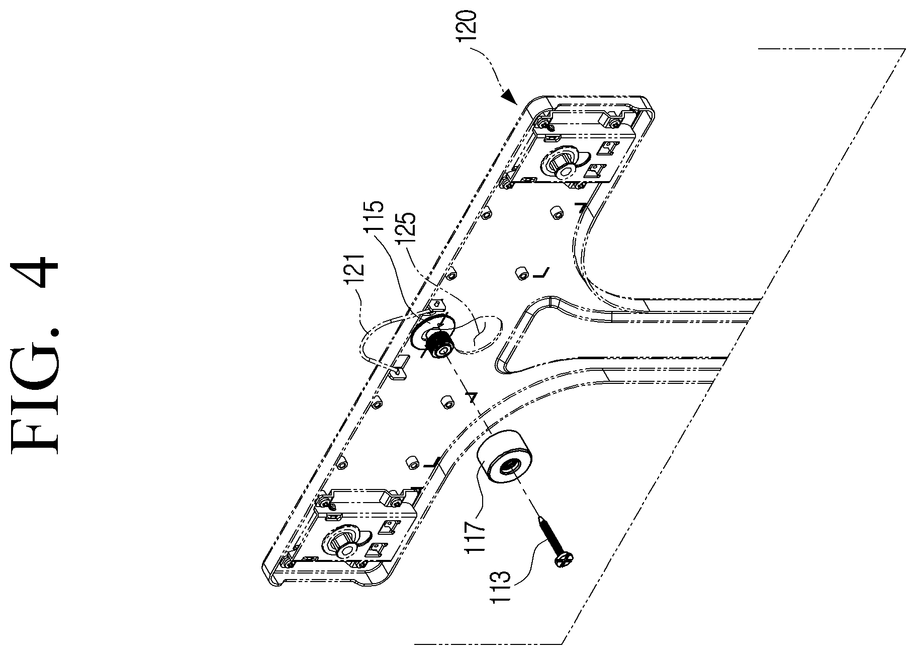Patent US12345374 Figure 4 – Wall mount for display apparatus and installation method thereof