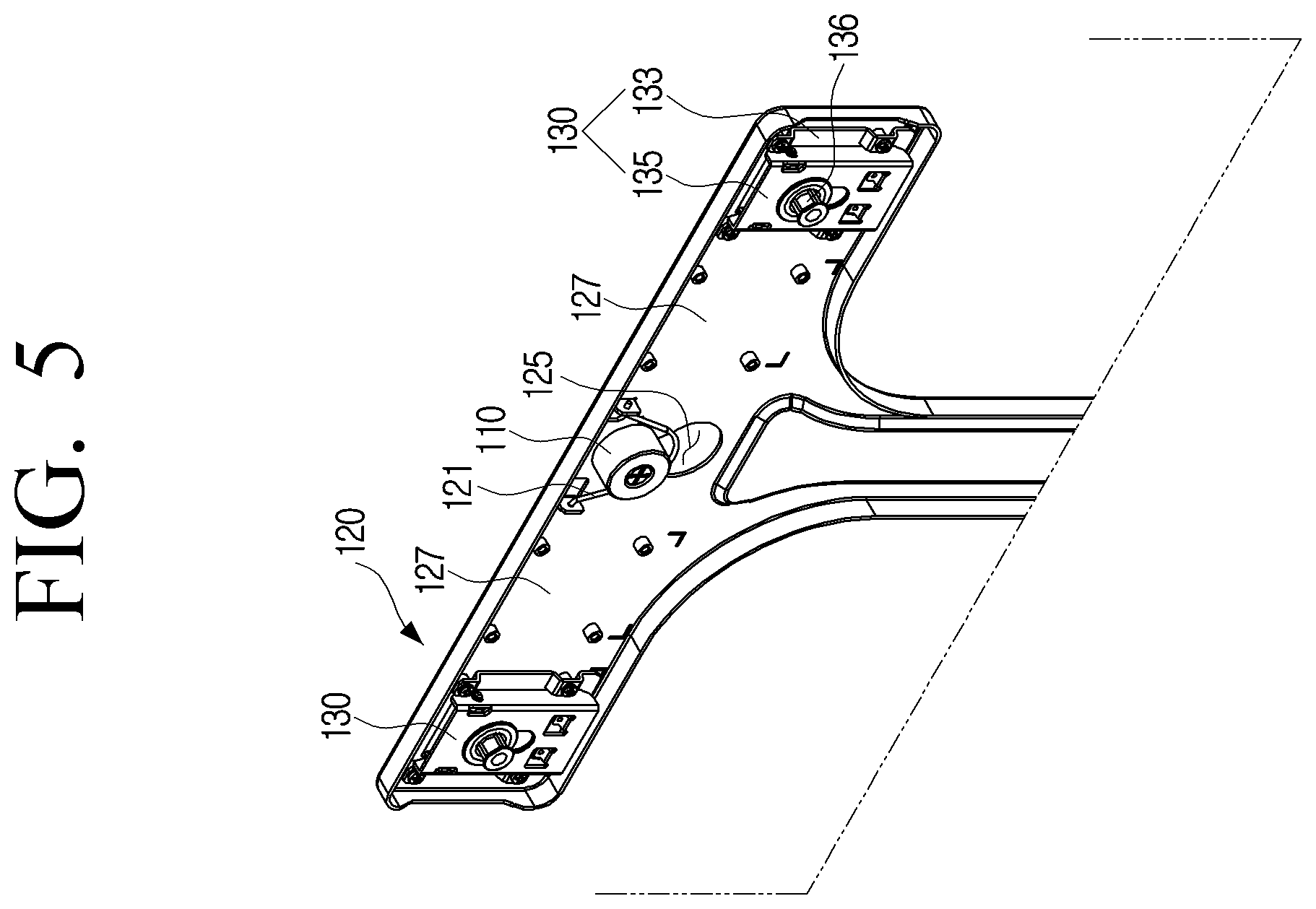 Patent US12345374 Figure 5 – Wall mount for display apparatus and installation method thereof