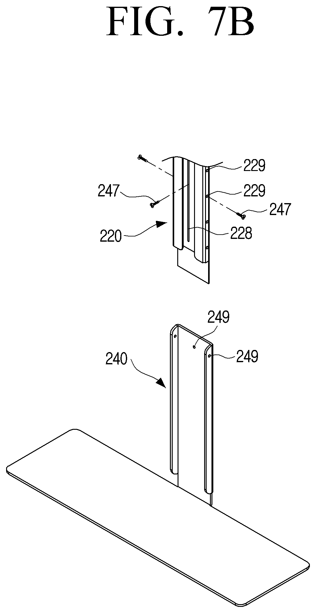 Patent US12345374 Figure 8 – Wall mount for display apparatus and installation method thereof
