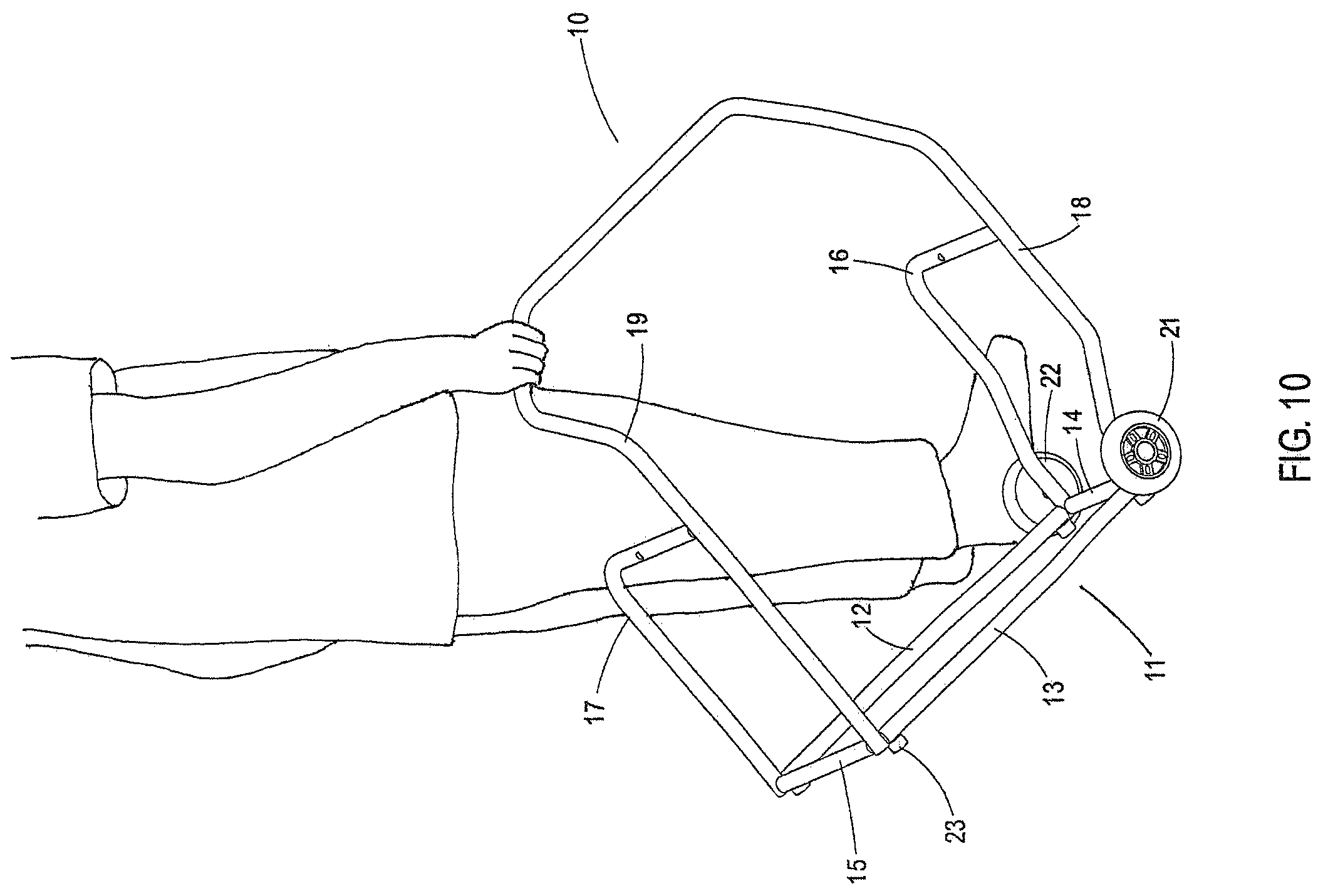 Patent US12345375 Figure 7 – Support frame for positive pressure blower