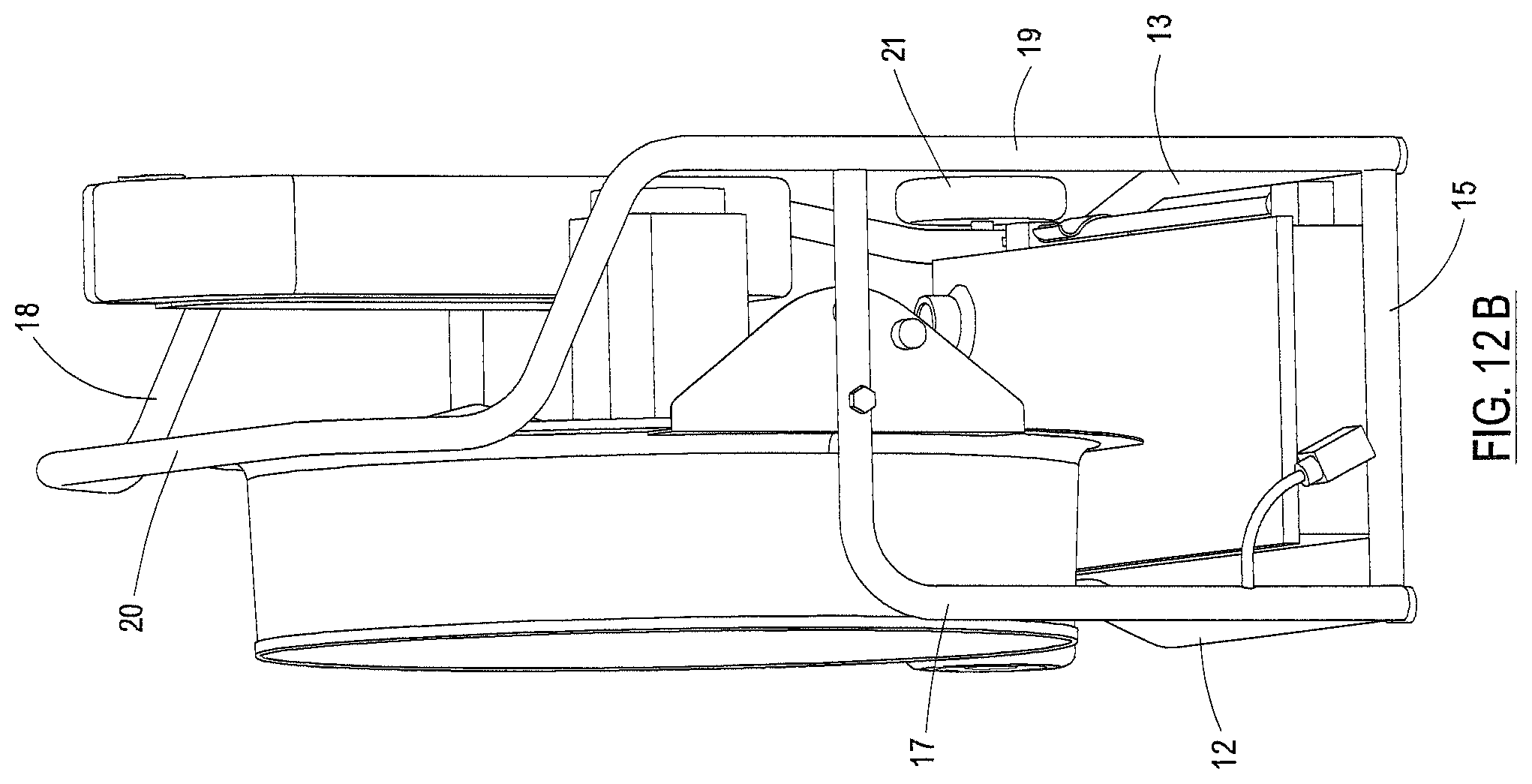 Patent US12345375 Figure 10 – Support frame for positive pressure blower