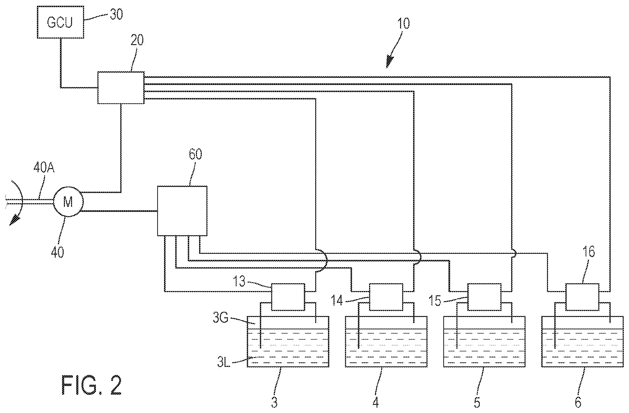 Patent US12345376 Figure 2 – Method and system for assisting the management of a liquefied gas transport ship of the type consuming evaporated gas for its propulsion