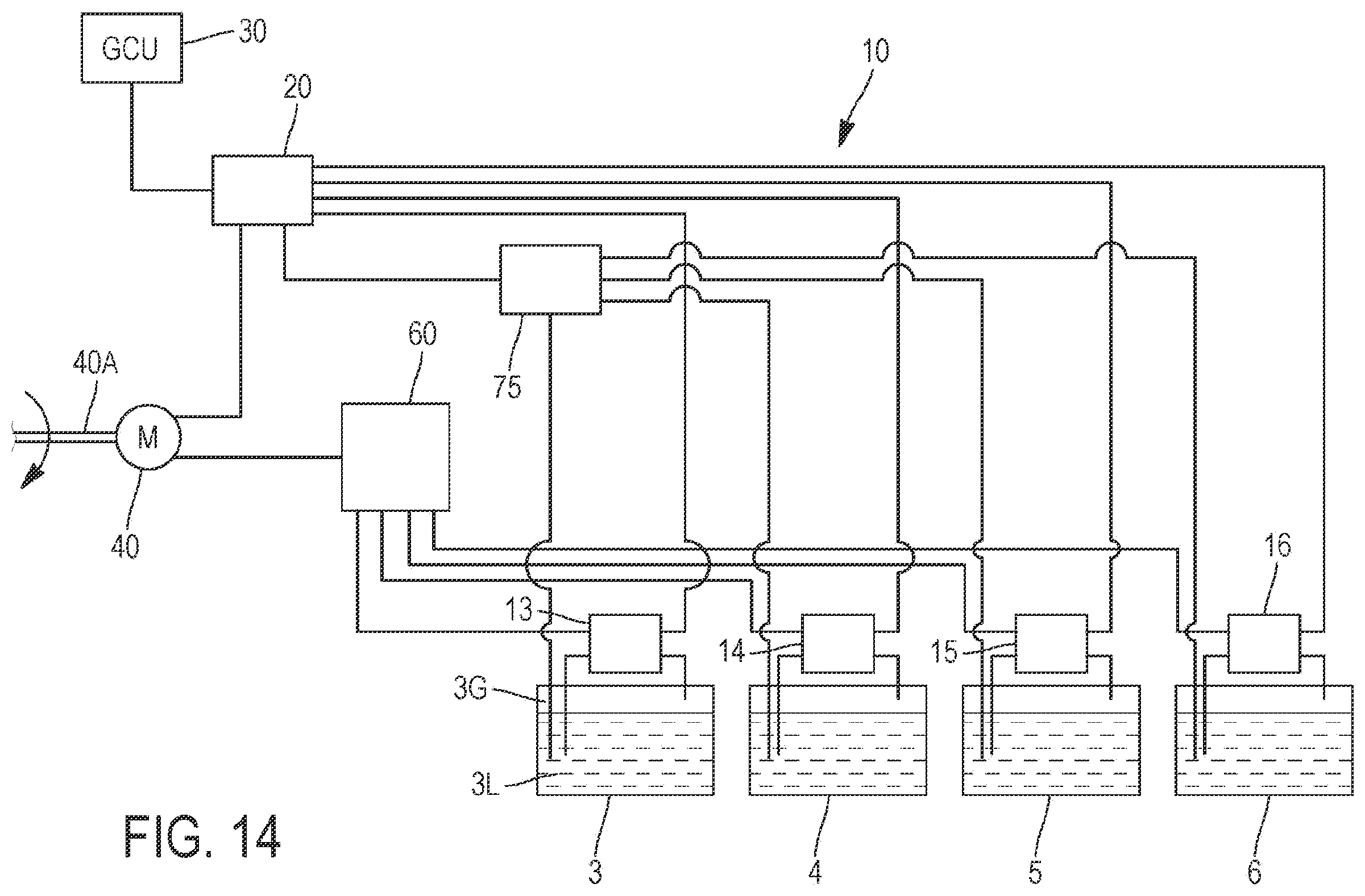 Patent US12345376 Figure 12 – Method and system for assisting the management of a liquefied gas transport ship of the type consuming evaporated gas for its propulsion