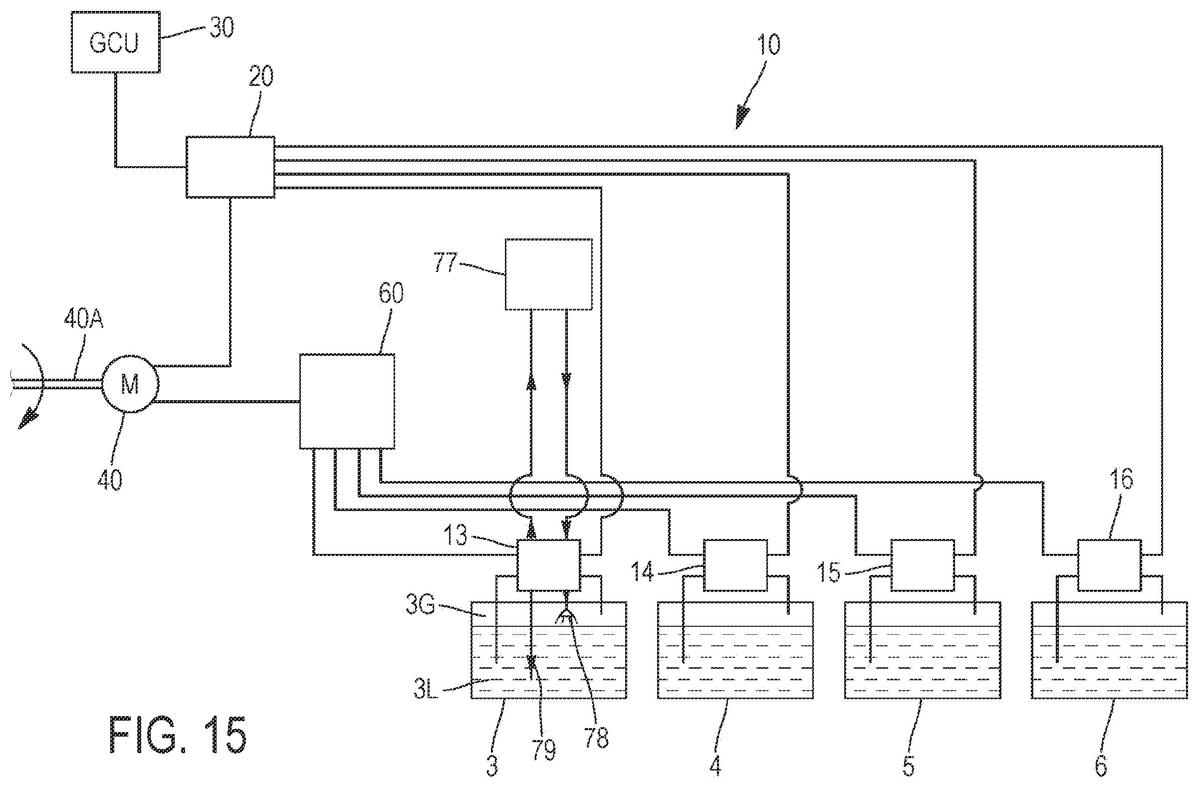 Patent US12345376 Figure 13 – Method and system for assisting the management of a liquefied gas transport ship of the type consuming evaporated gas for its propulsion