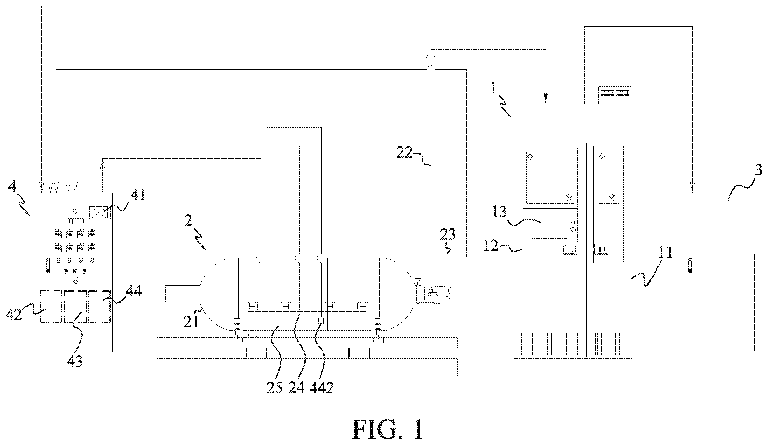 Patent US12345377 — Stable liquefied gas supply and heating apparatus — Figure 1