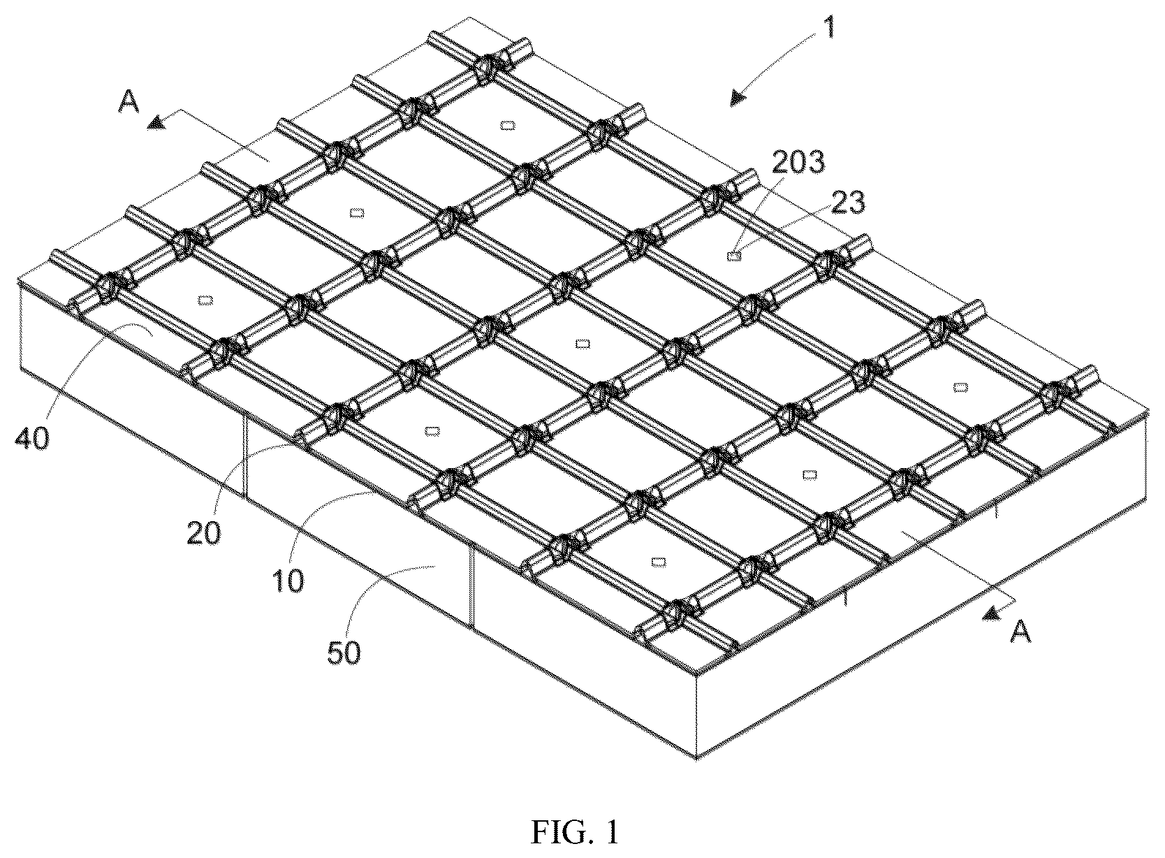 Patent US12345379 Figure 1 – Integrated installation structure for marine apparatus, storage container and manufacturing method