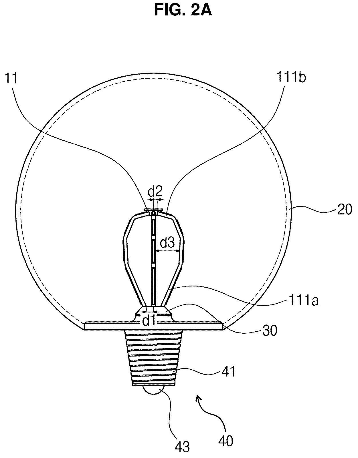 Patent US12345381 Figure 2 – Bulb-type light source