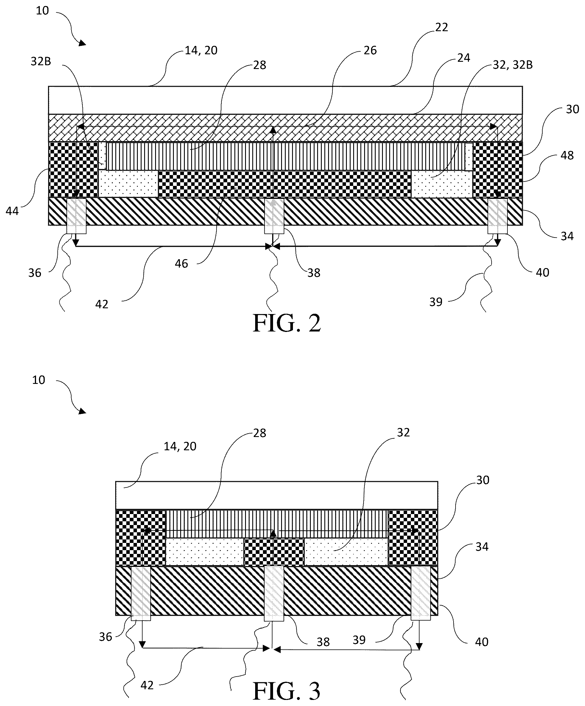 Patent US12345385 Figure 2 – Illuminated component with an electroluminescence light source