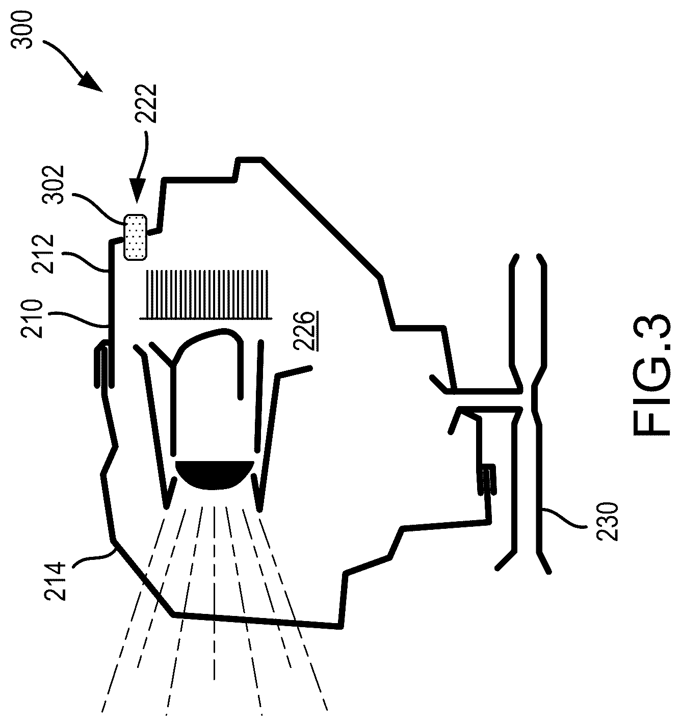 Patent US12345386 Figure 3 – Force air moisture management for lamps