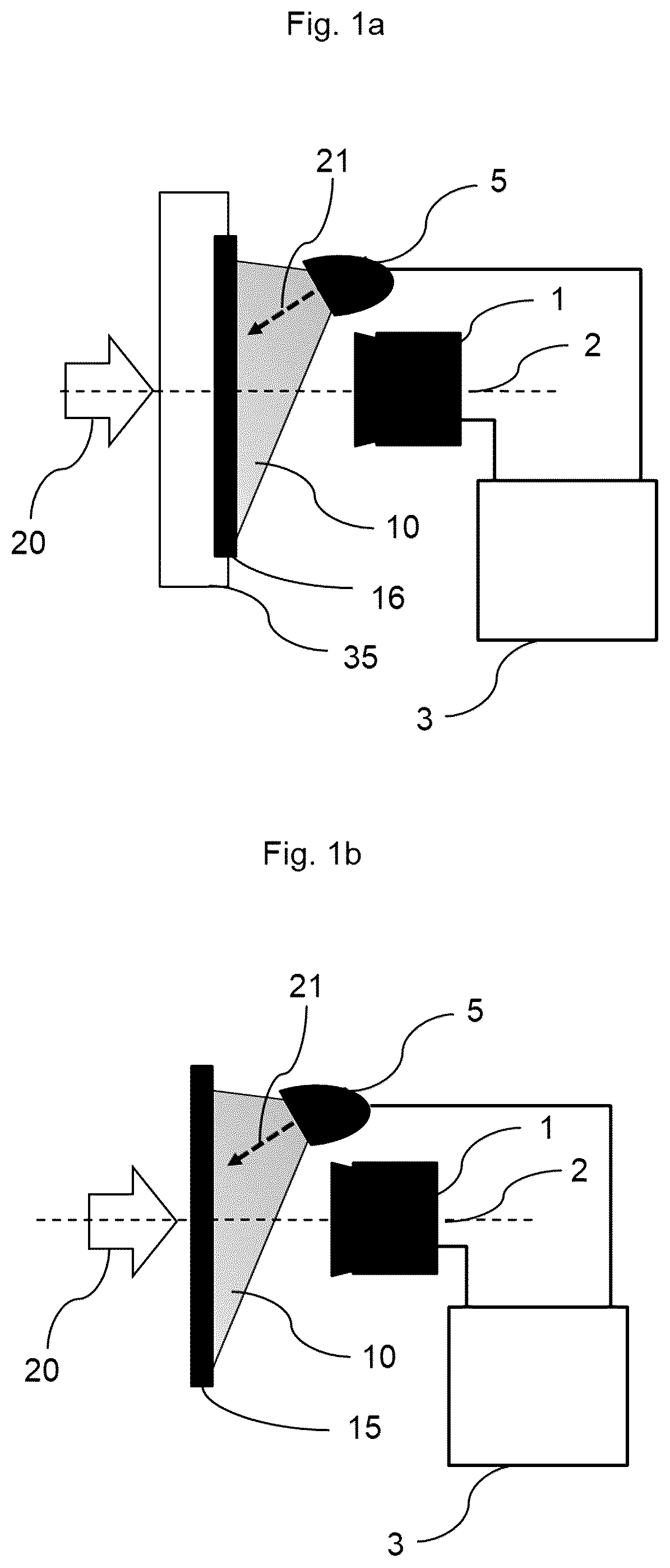 Patent US12345388 Figure 1 – Functional means for imaging device, lighting module, rear view devices, driving assistance system and vehicle