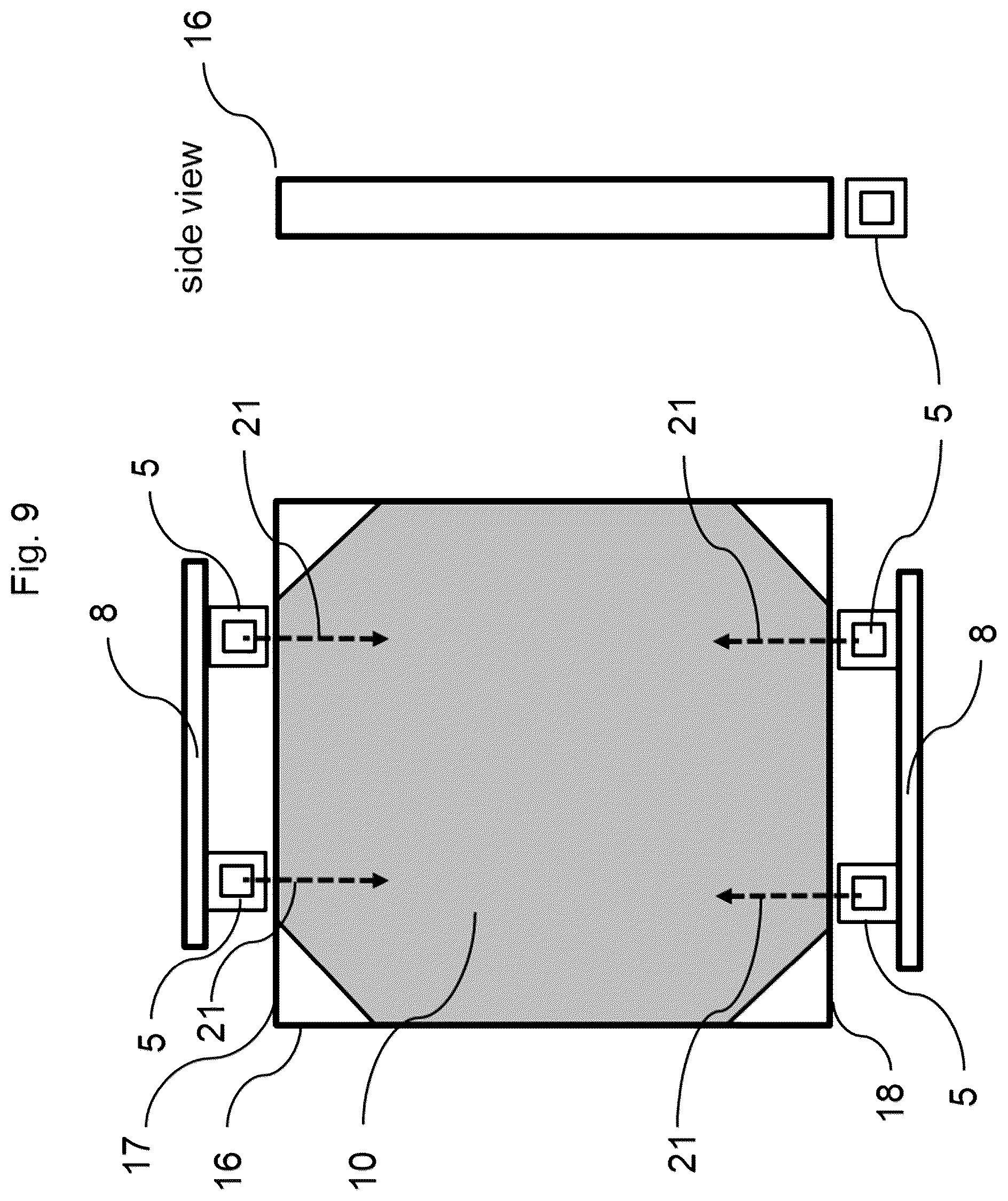 Patent US12345388 Figure 6 – Functional means for imaging device, lighting module, rear view devices, driving assistance system and vehicle