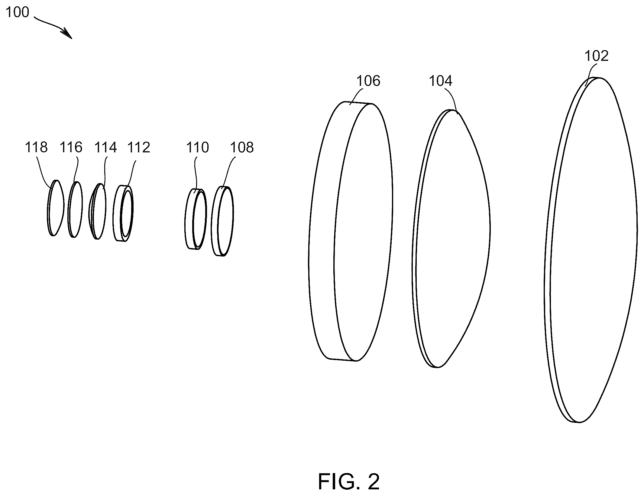 Patent US12345390 Figure 2 – Optical system for an automated luminaire