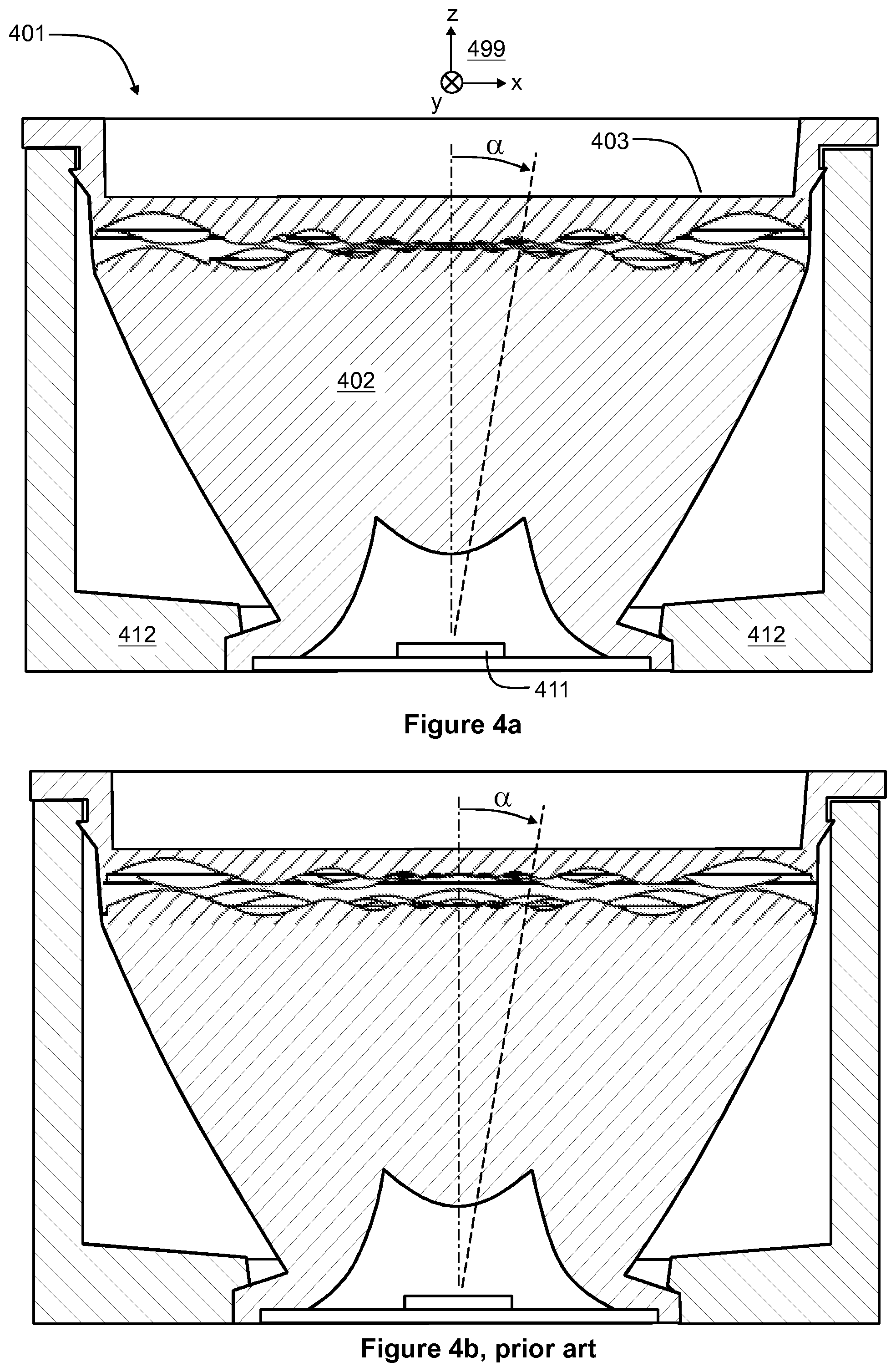 Patent US12345391 Figure 7 – Optical device with two optical elements for modifying light distribution