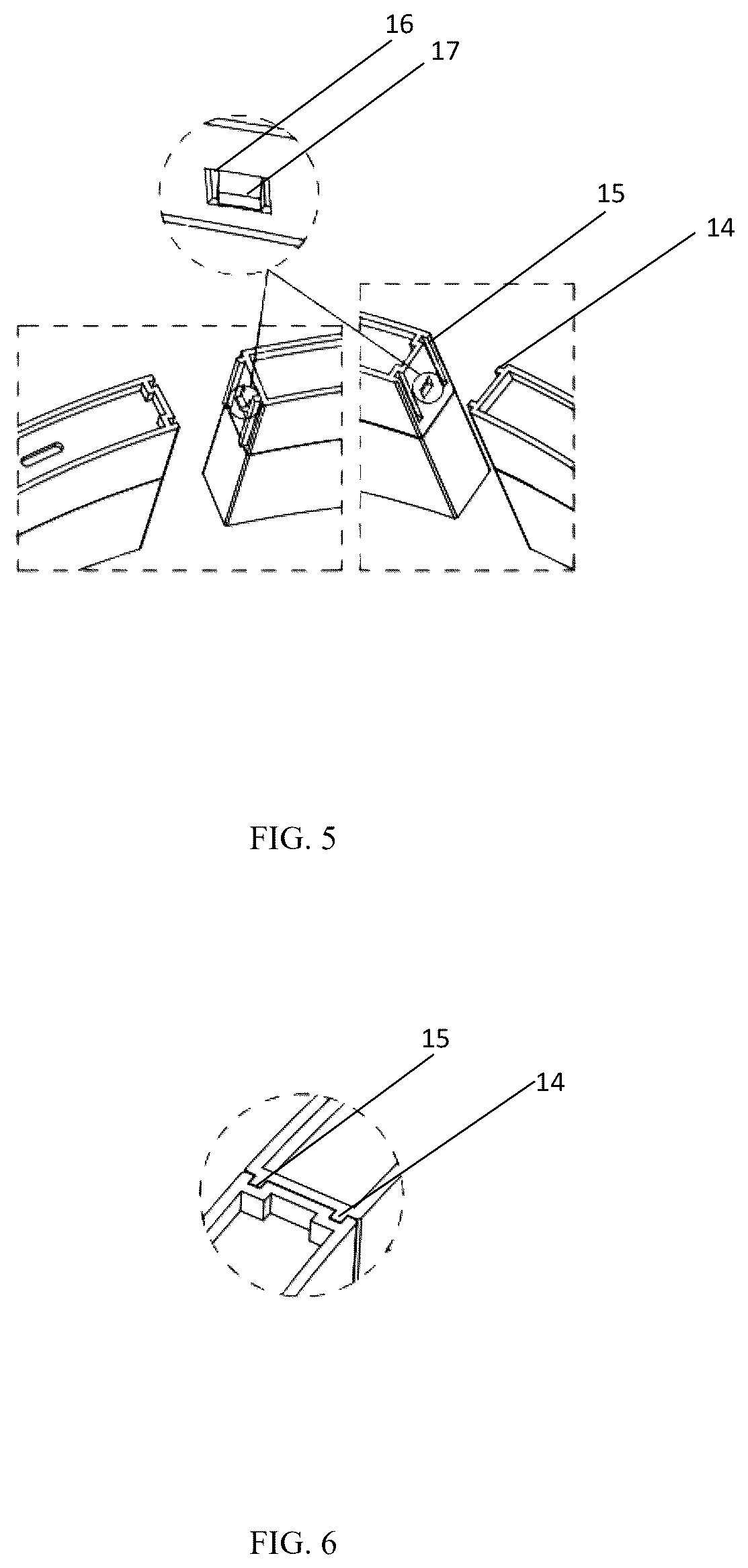 Patent US12345393 Figure 3 – Lamp set module with t-shaped connecting rod
