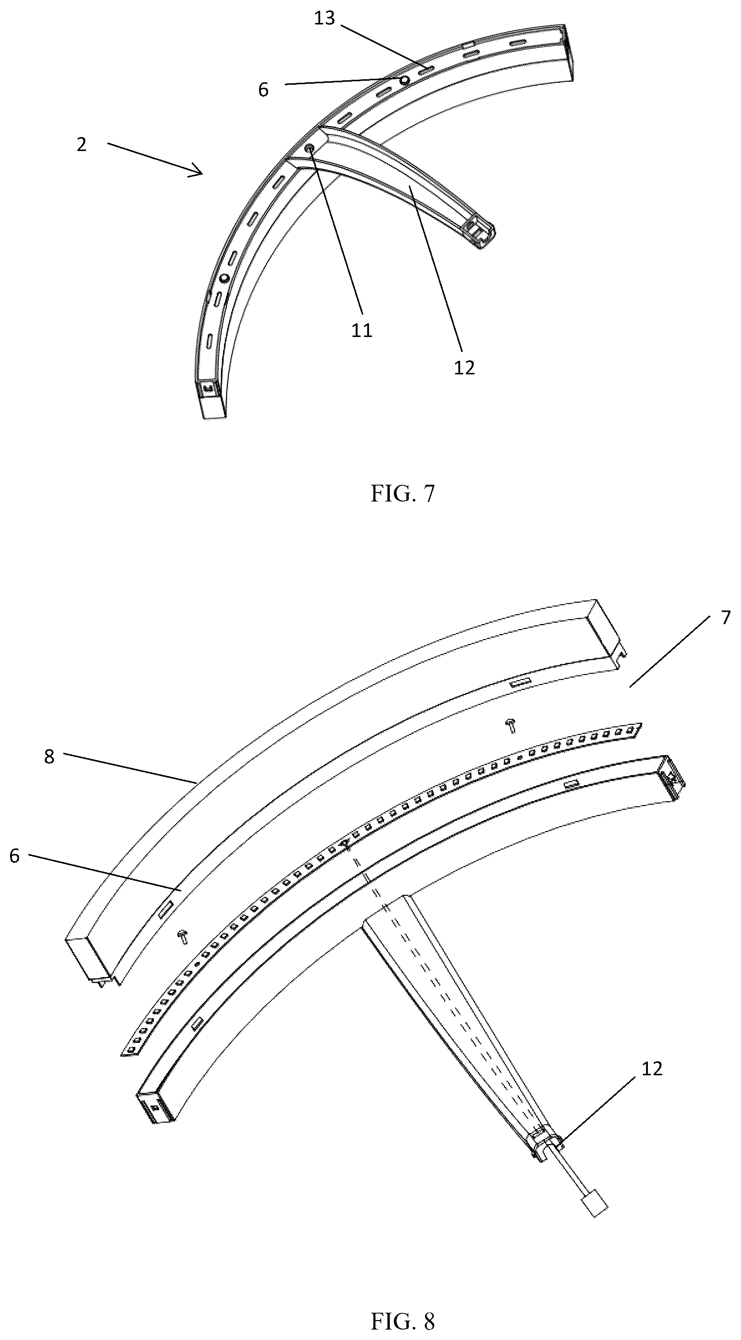 Patent US12345393 Figure 4 – Lamp set module with t-shaped connecting rod