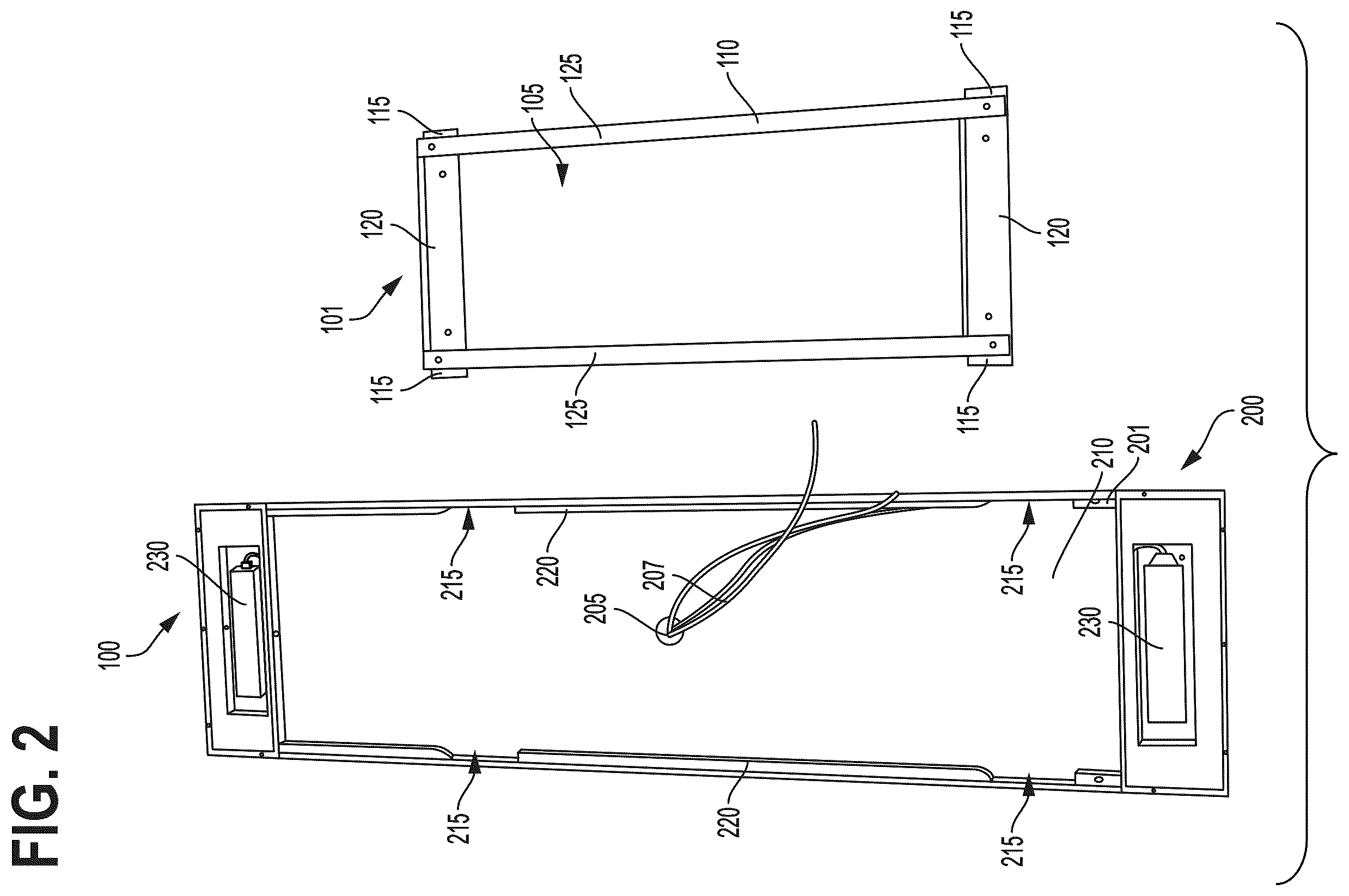 Patent US12345395 Figure 2 – Lighting fixture mounting systems