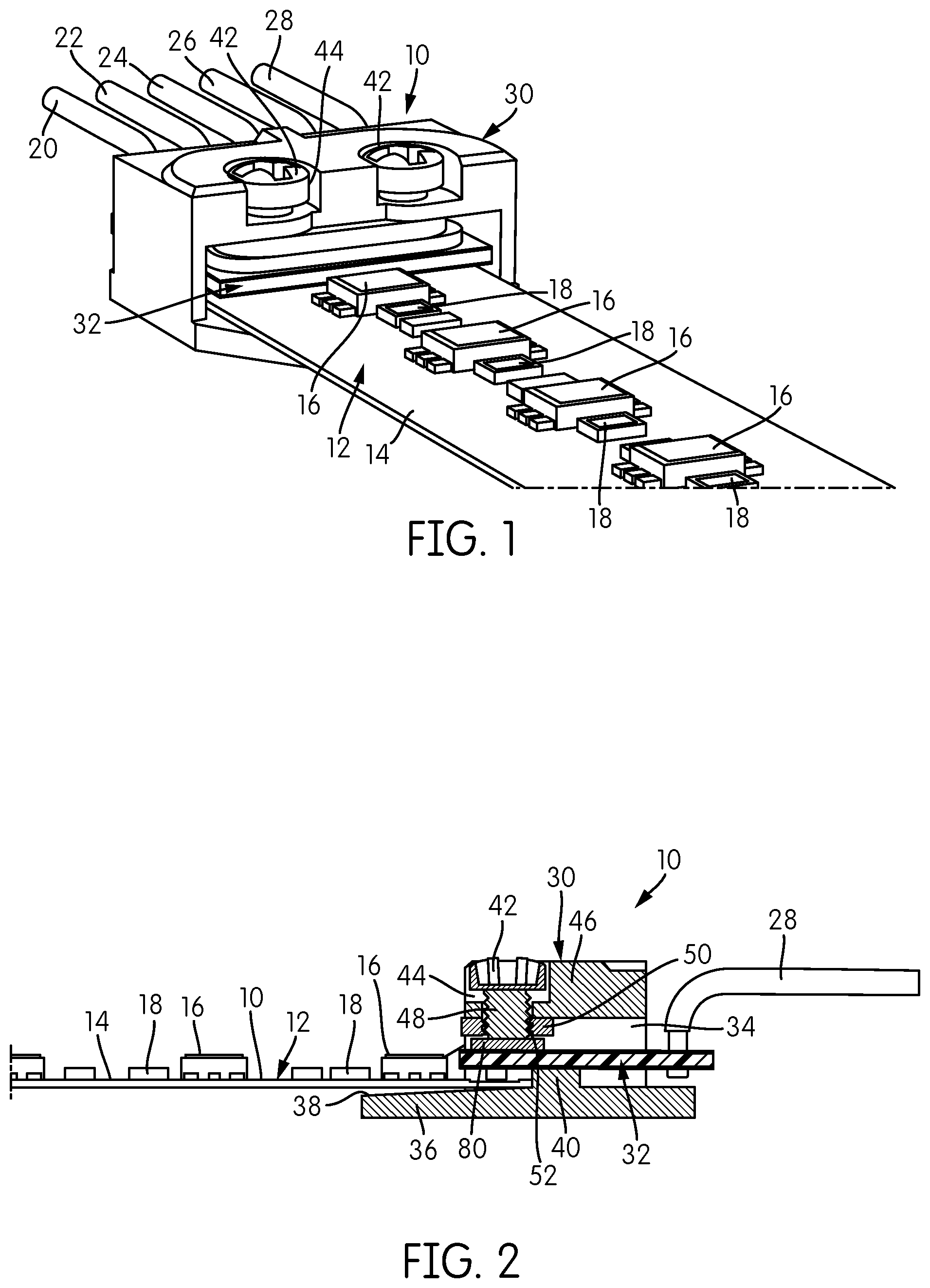 Patent US12345398 Figure 1 – Connectors for linear lighting