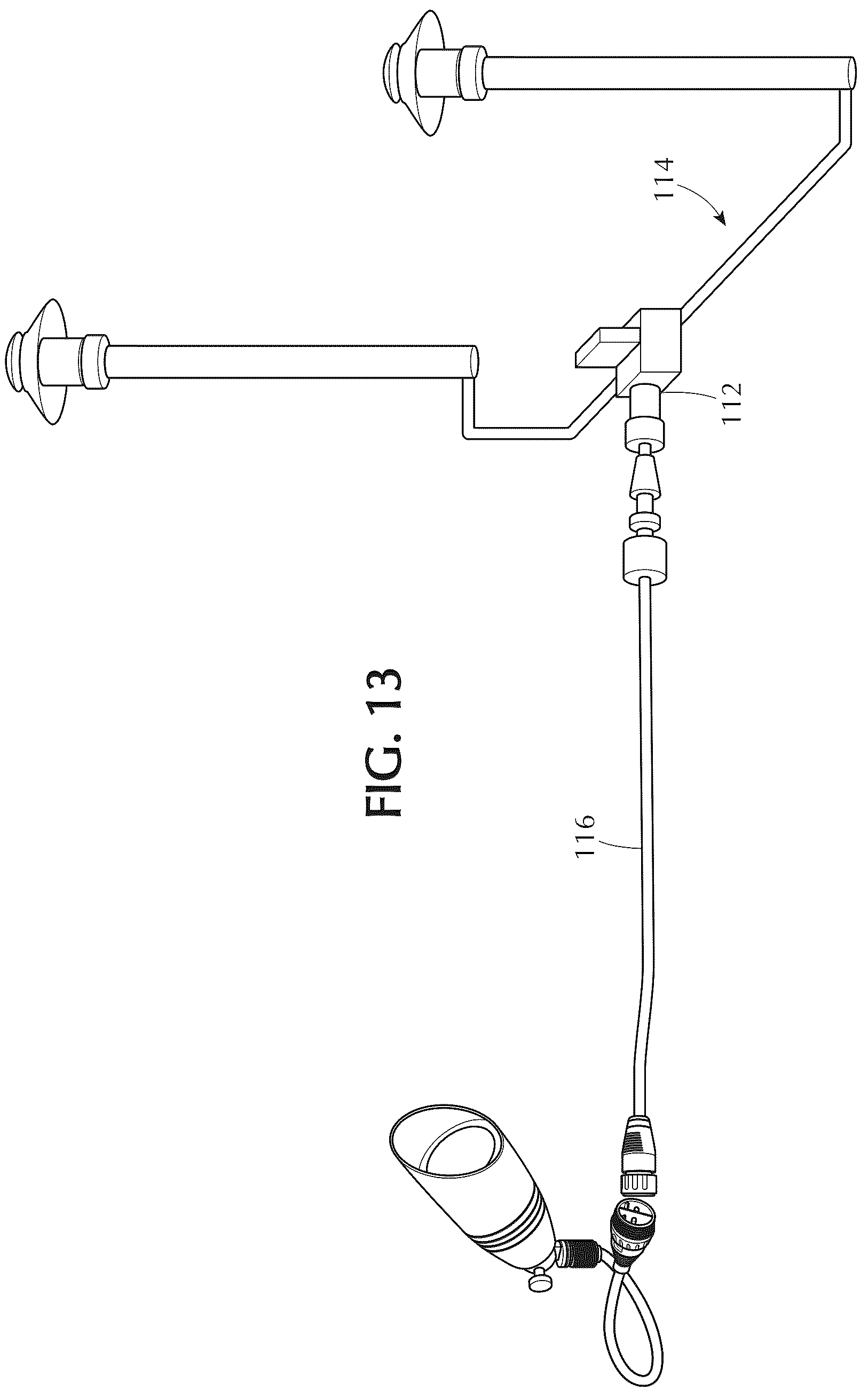 Patent US12345399 Figure 14 – Pluggable low voltage outdoor watertight lighting system for path lighting