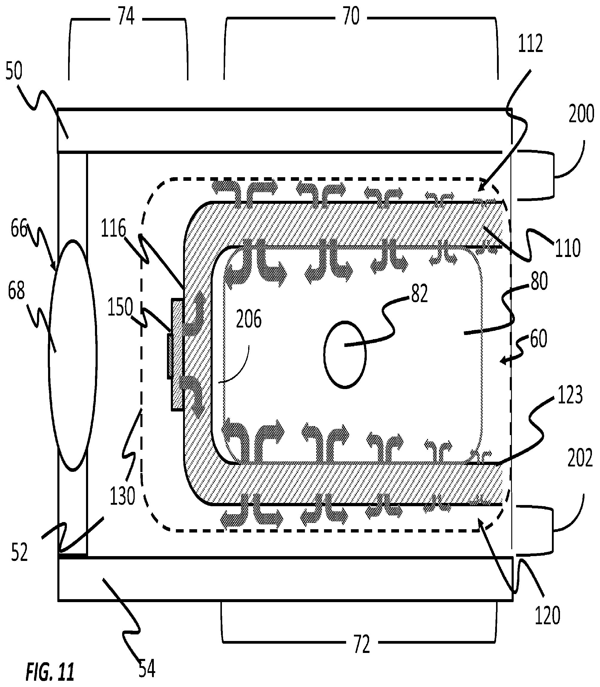 Patent US12345400 Figure 9 – Deterrent device attachment having light source with thermal management