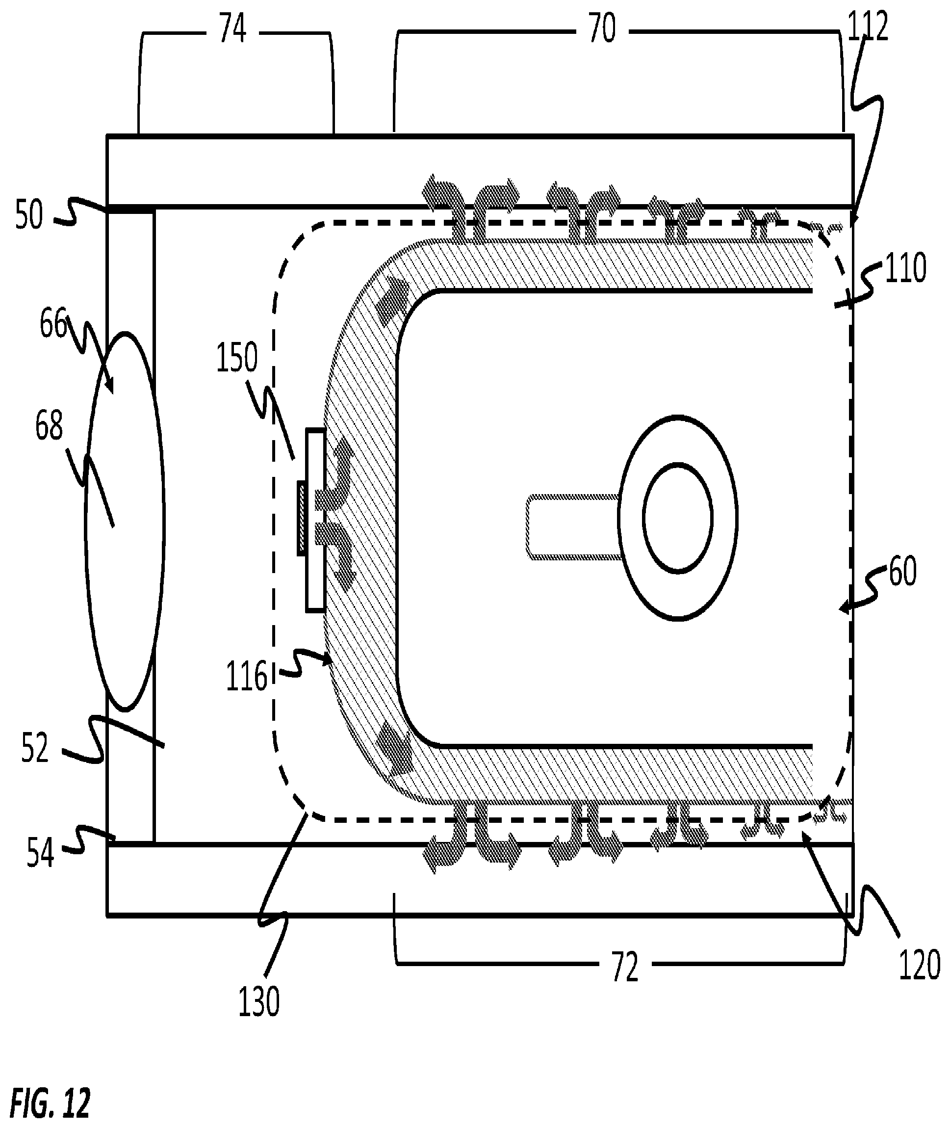 Patent US12345400 Figure 10 – Deterrent device attachment having light source with thermal management